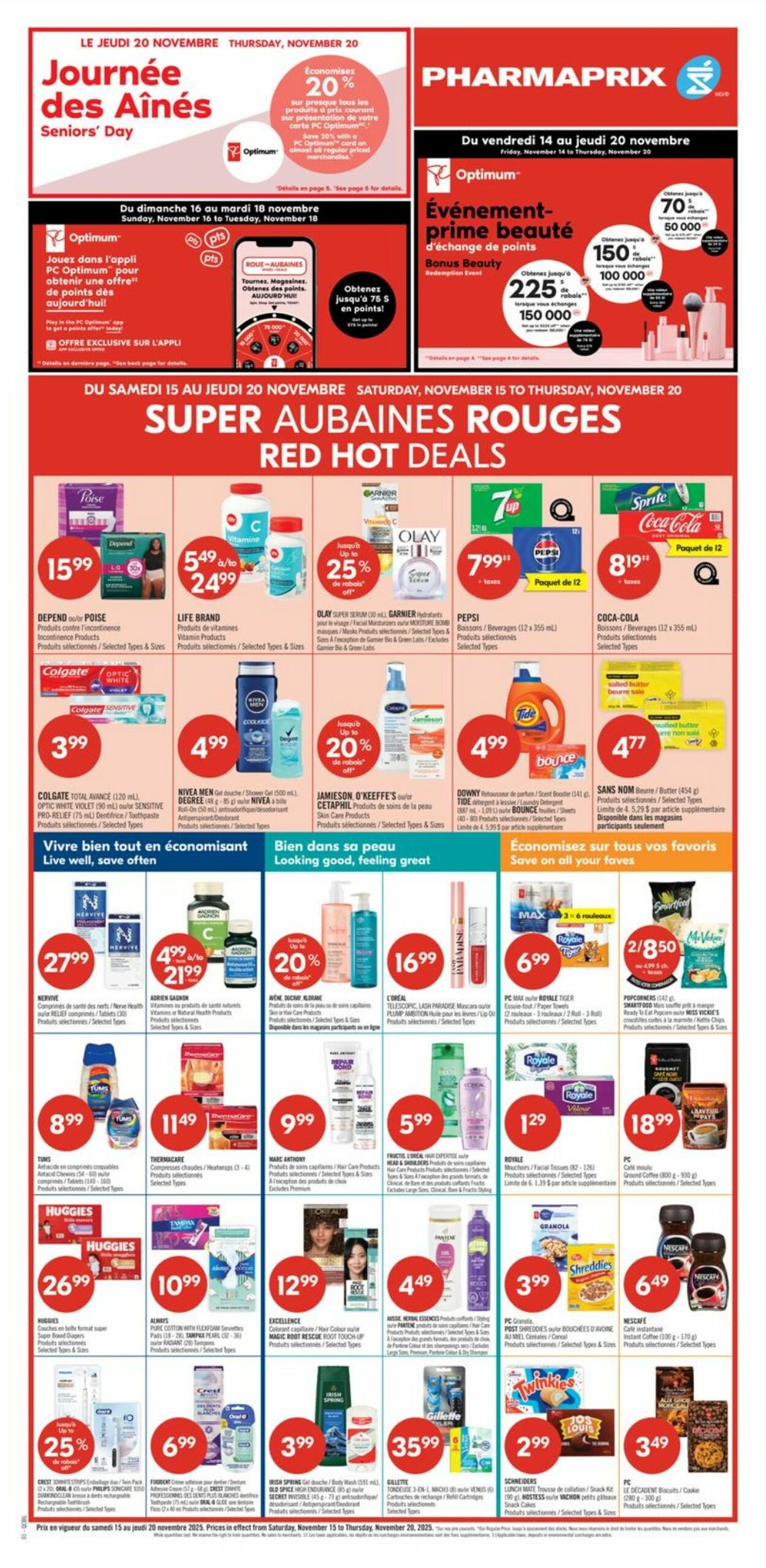 Flyer Pharmaprix 15.11.2025 - 20.11.2025