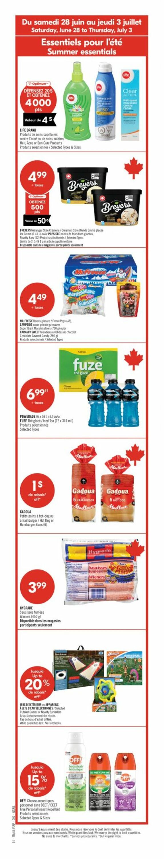 Flyer Pharmaprix 28.06.2025 - 03.07.2025