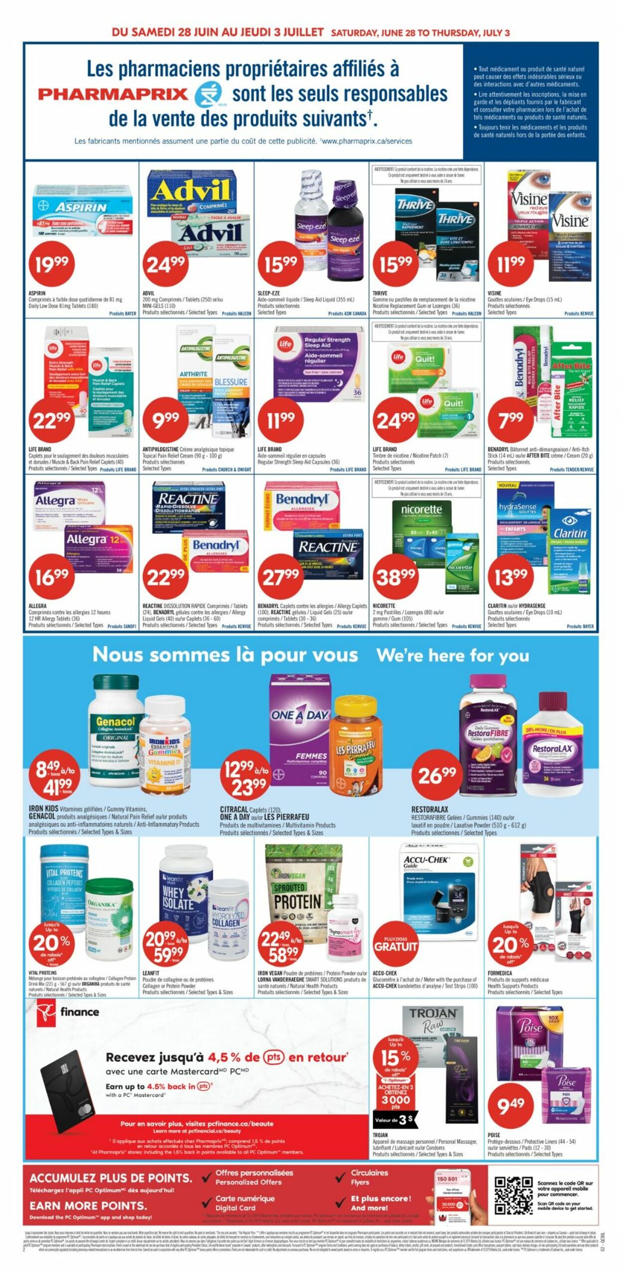 Flyer Pharmaprix 28.06.2025 - 03.07.2025