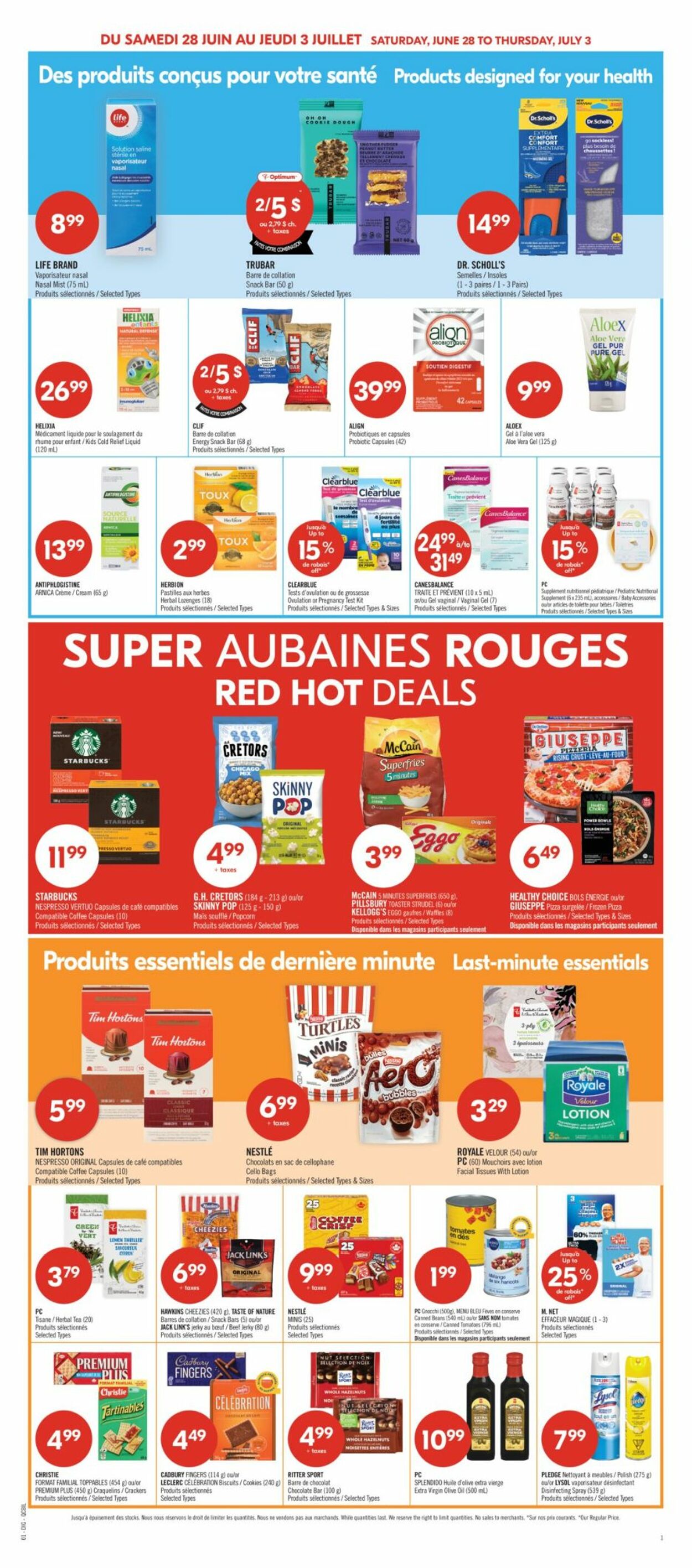 Flyer Pharmaprix 28.06.2025 - 03.07.2025