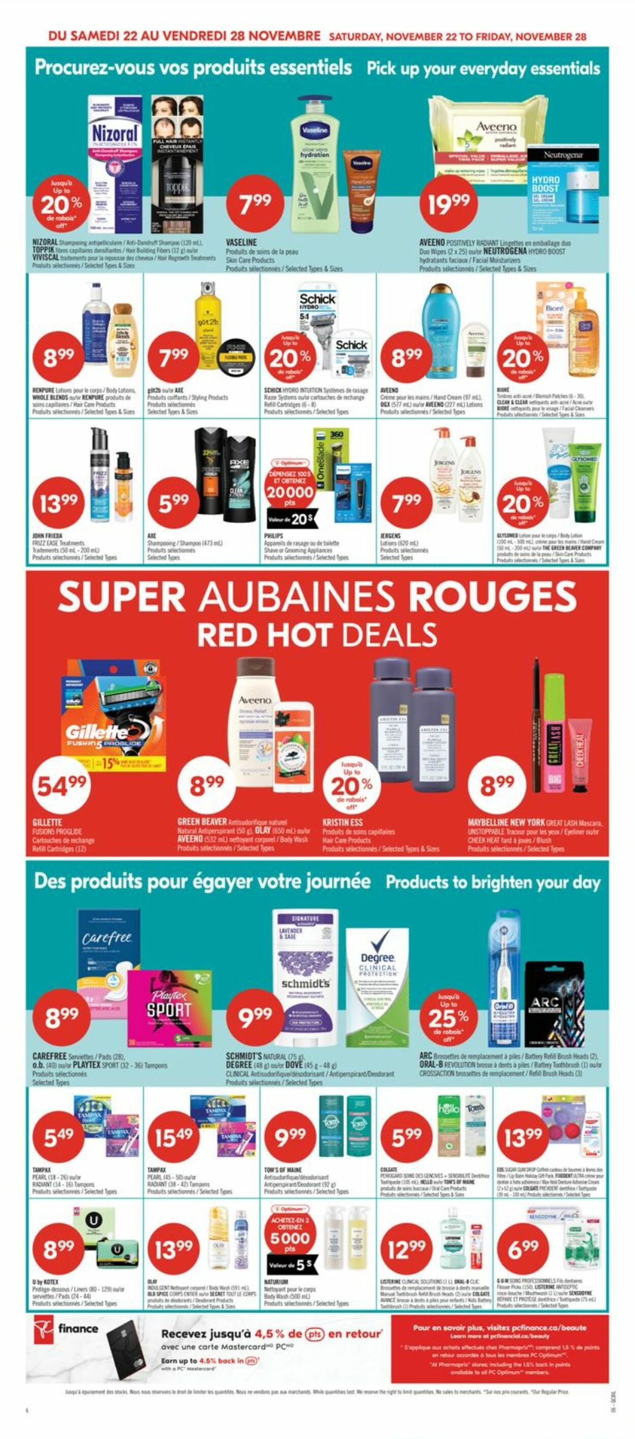 Flyer Pharmaprix 22.11.2025 - 28.11.2025