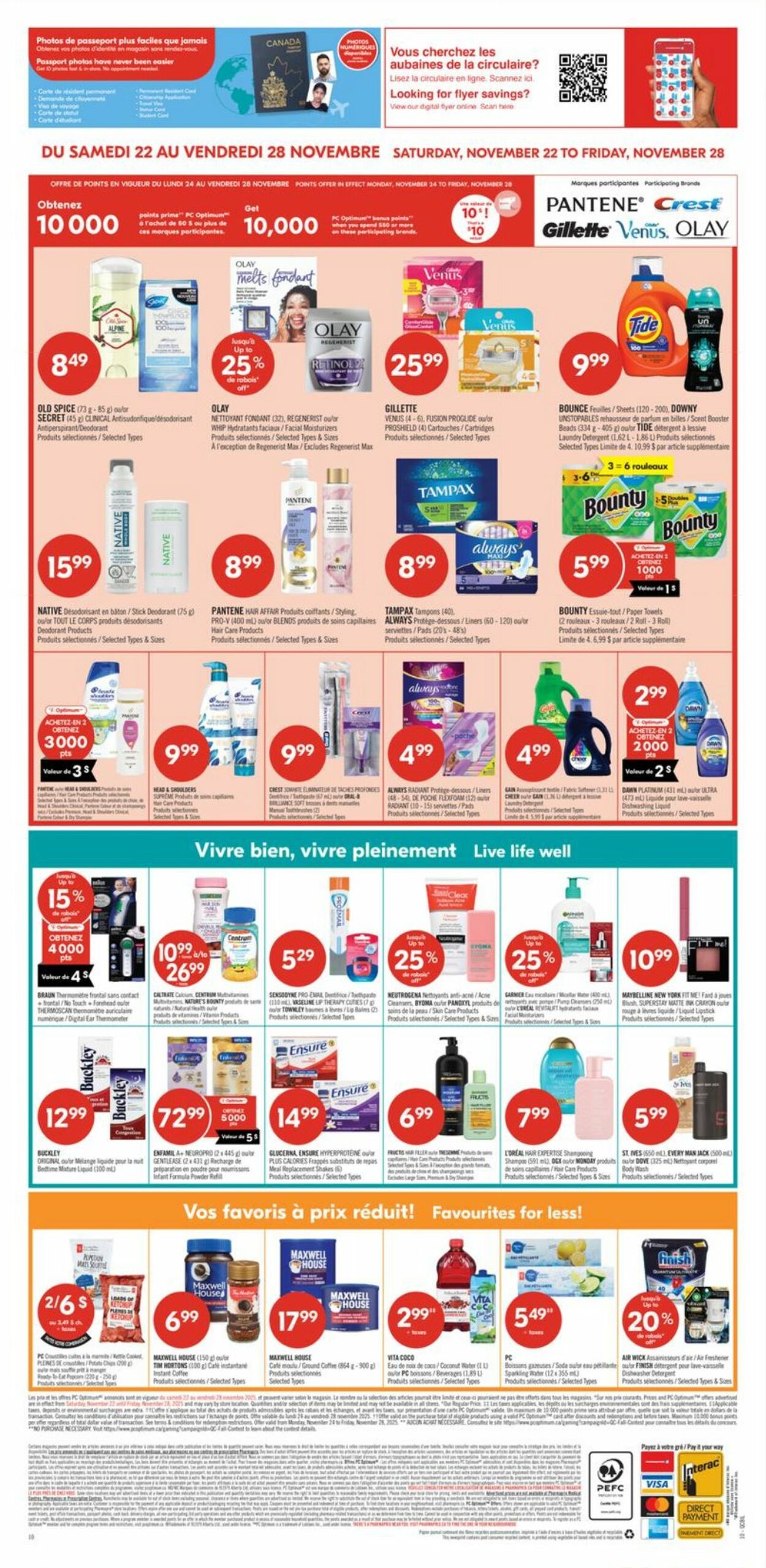 Flyer Pharmaprix 22.11.2025 - 28.11.2025