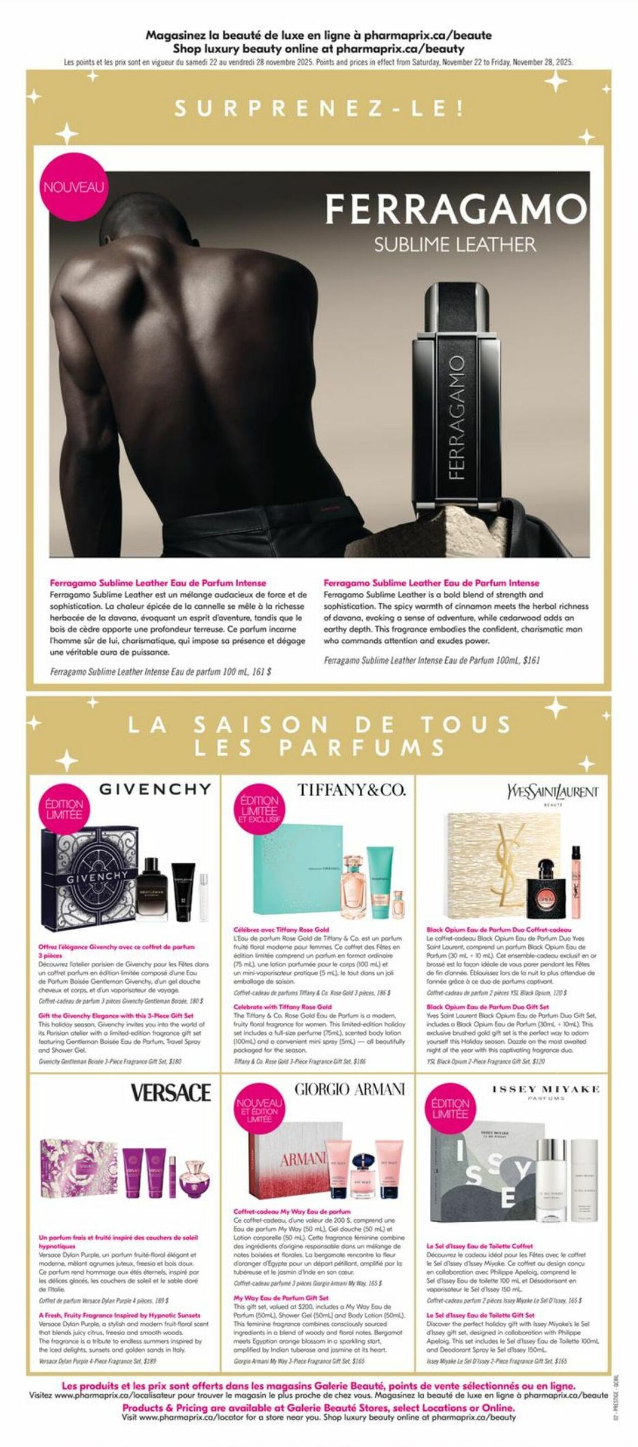 Flyer Pharmaprix 22.11.2025 - 28.11.2025