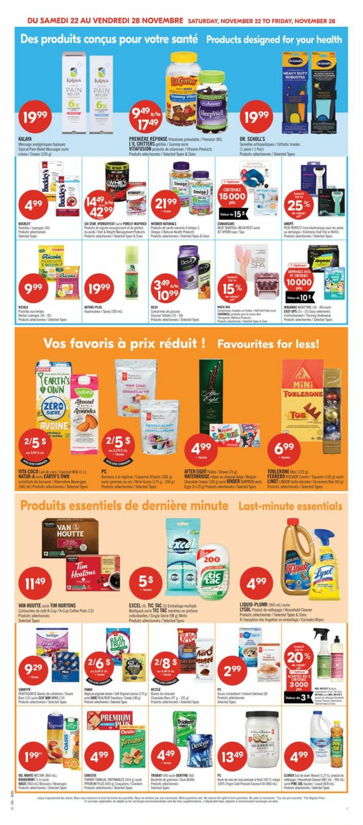 Flyer Pharmaprix 22.11.2025 - 28.11.2025