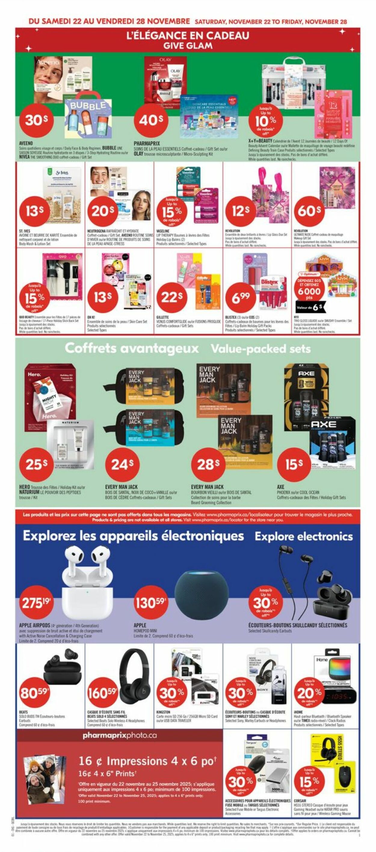Flyer Pharmaprix 22.11.2025 - 28.11.2025