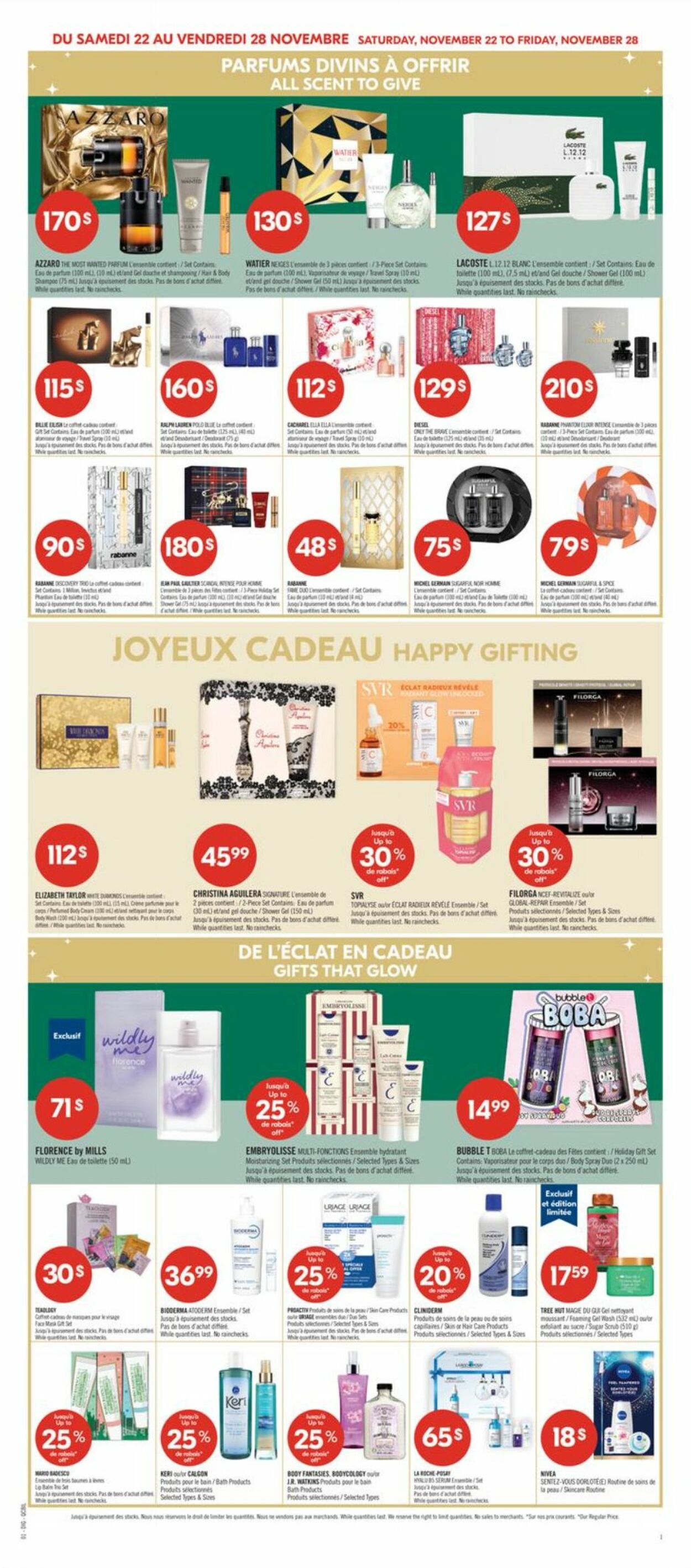 Flyer Pharmaprix 22.11.2025 - 28.11.2025