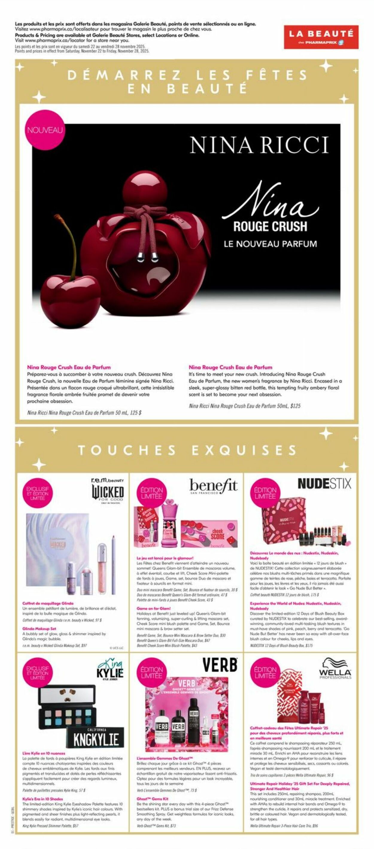 Flyer Pharmaprix 22.11.2025 - 28.11.2025