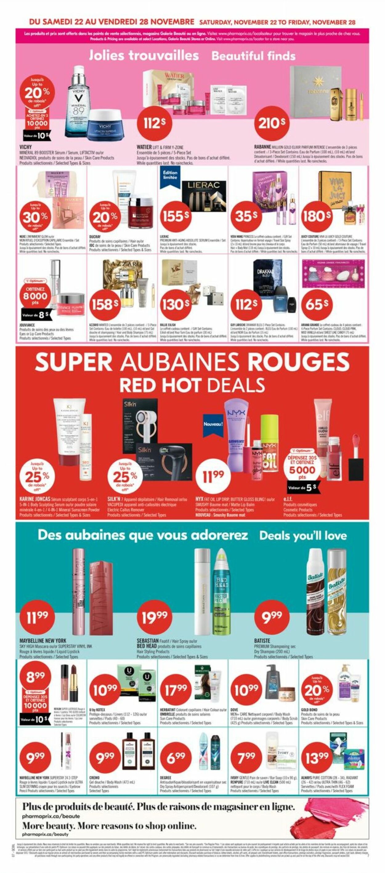 Flyer Pharmaprix 22.11.2025 - 28.11.2025