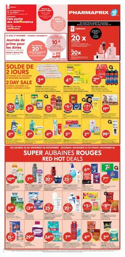 Flyer Pharmaprix 22.11.2025 - 28.11.2025
