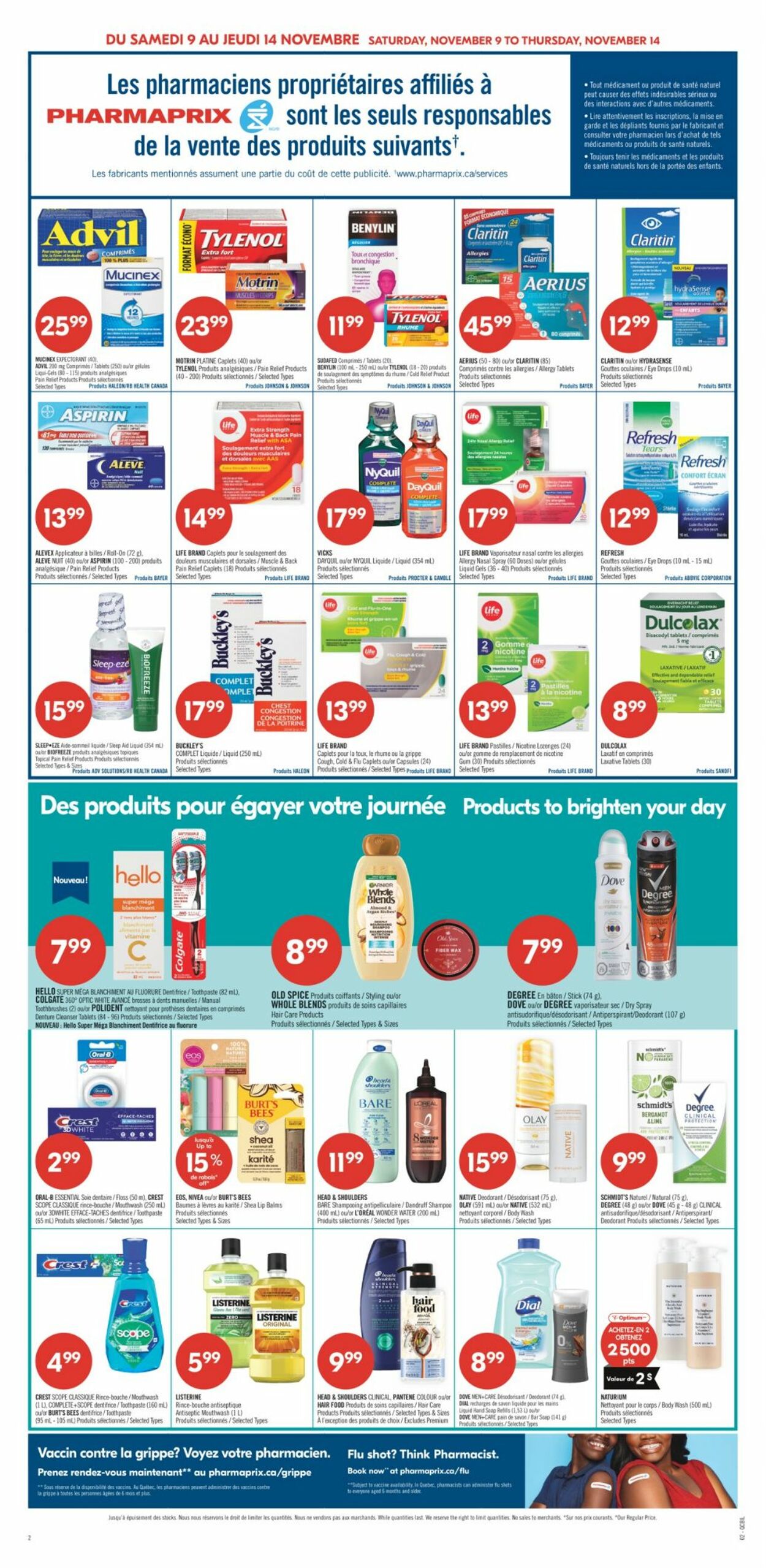 Flyer Pharmaprix 09.11.2024 - 14.11.2024