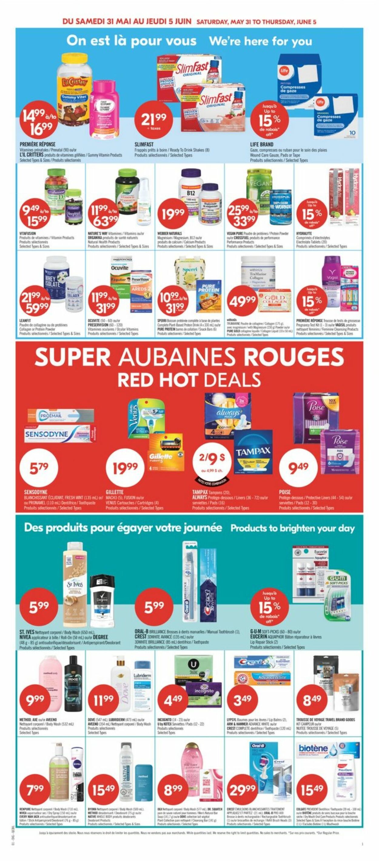 Flyer Pharmaprix 31.05.2025 - 05.06.2025