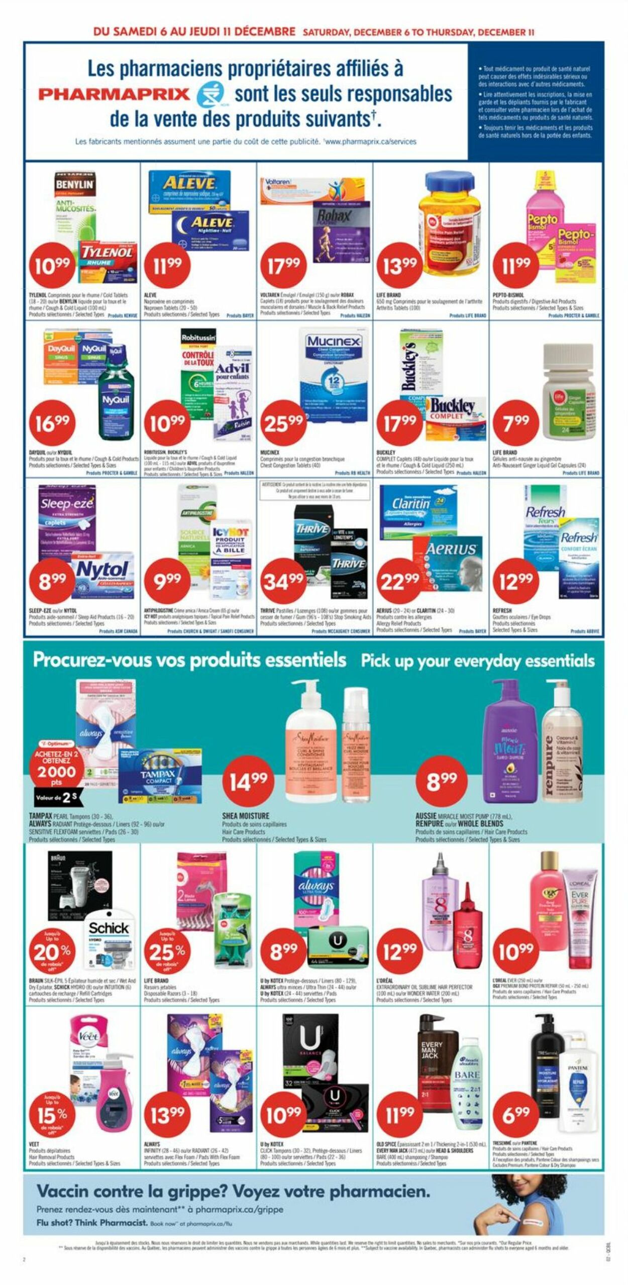 Flyer Pharmaprix 06.12.2025 - 11.12.2025