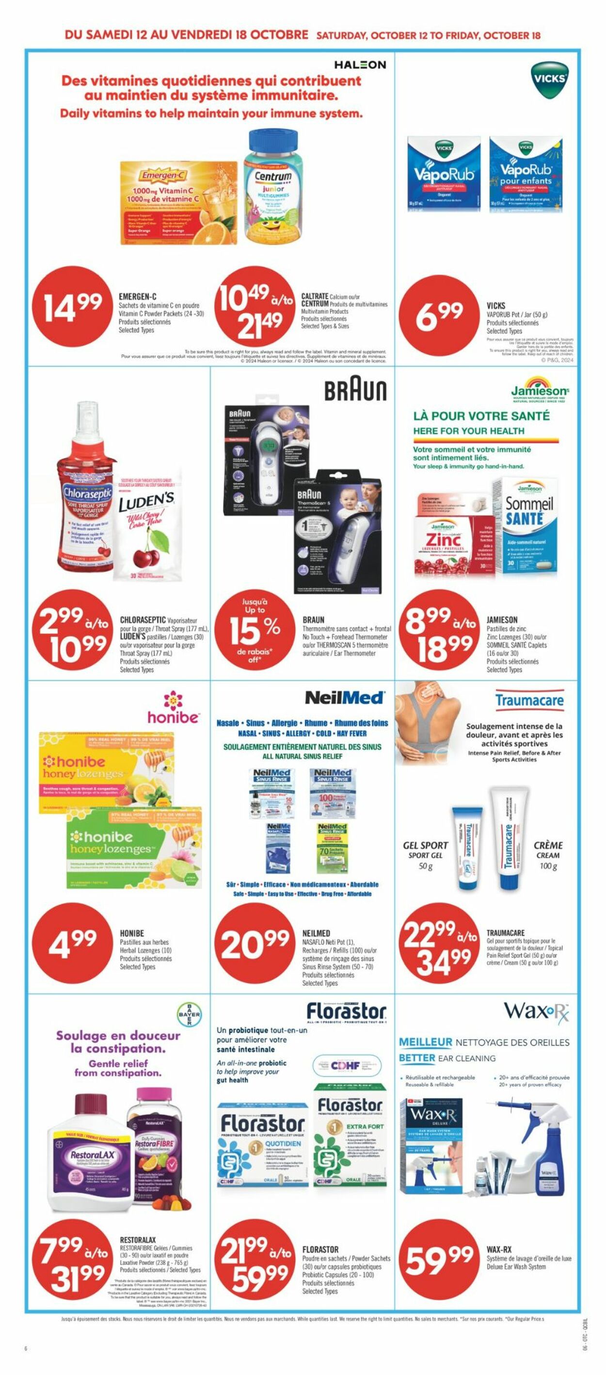 Flyer Pharmaprix 12.10.2024 - 17.10.2024