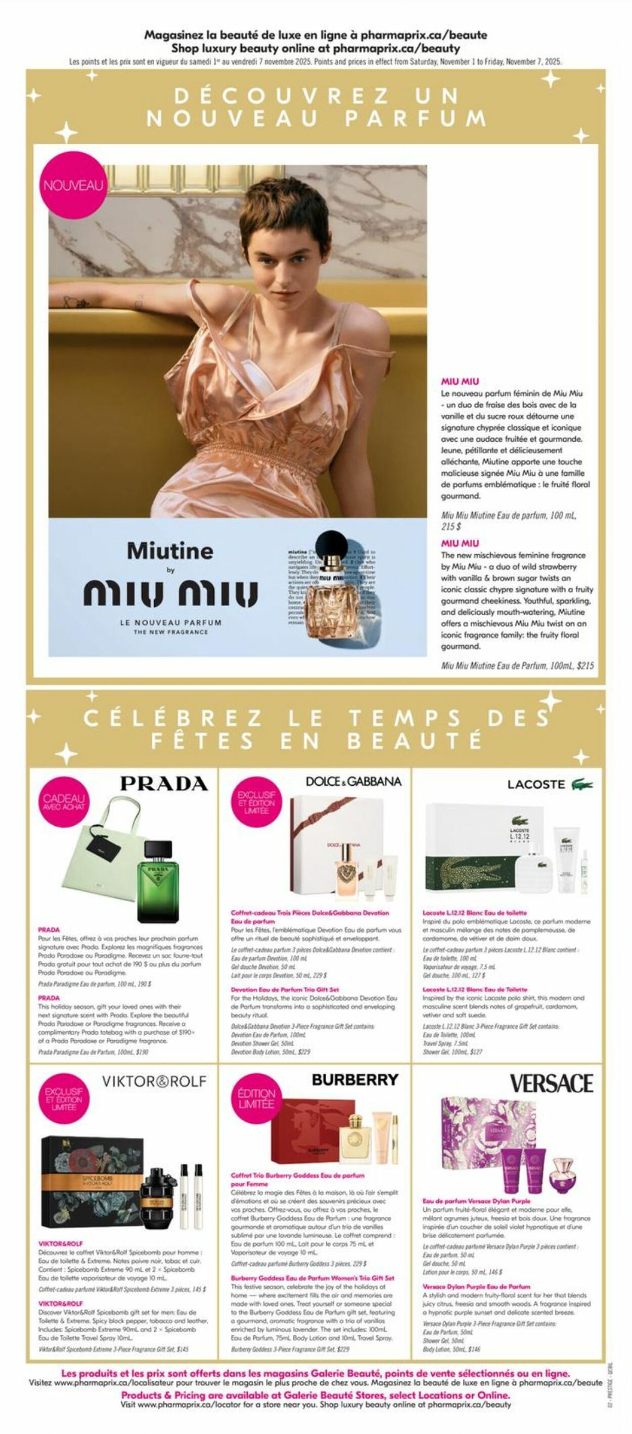 Flyer Pharmaprix 01.11.2025 - 07.11.2025