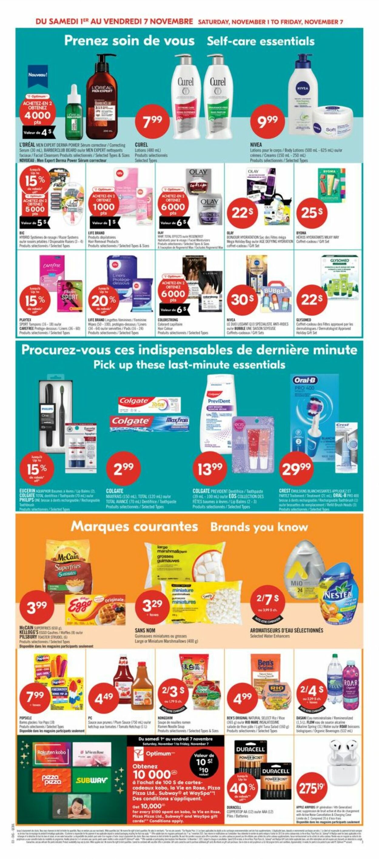 Flyer Pharmaprix 01.11.2025 - 07.11.2025