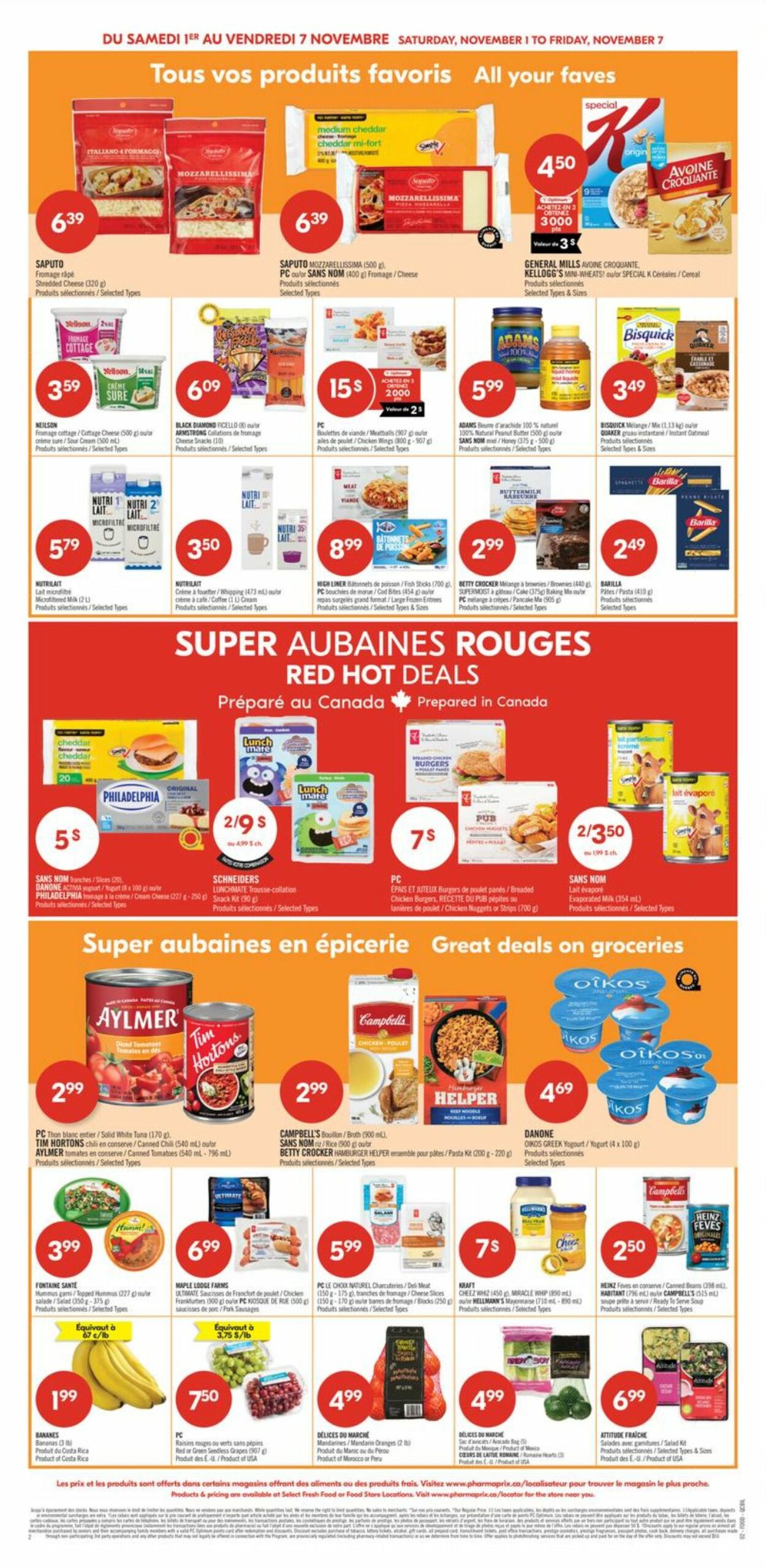 Flyer Pharmaprix 01.11.2025 - 07.11.2025