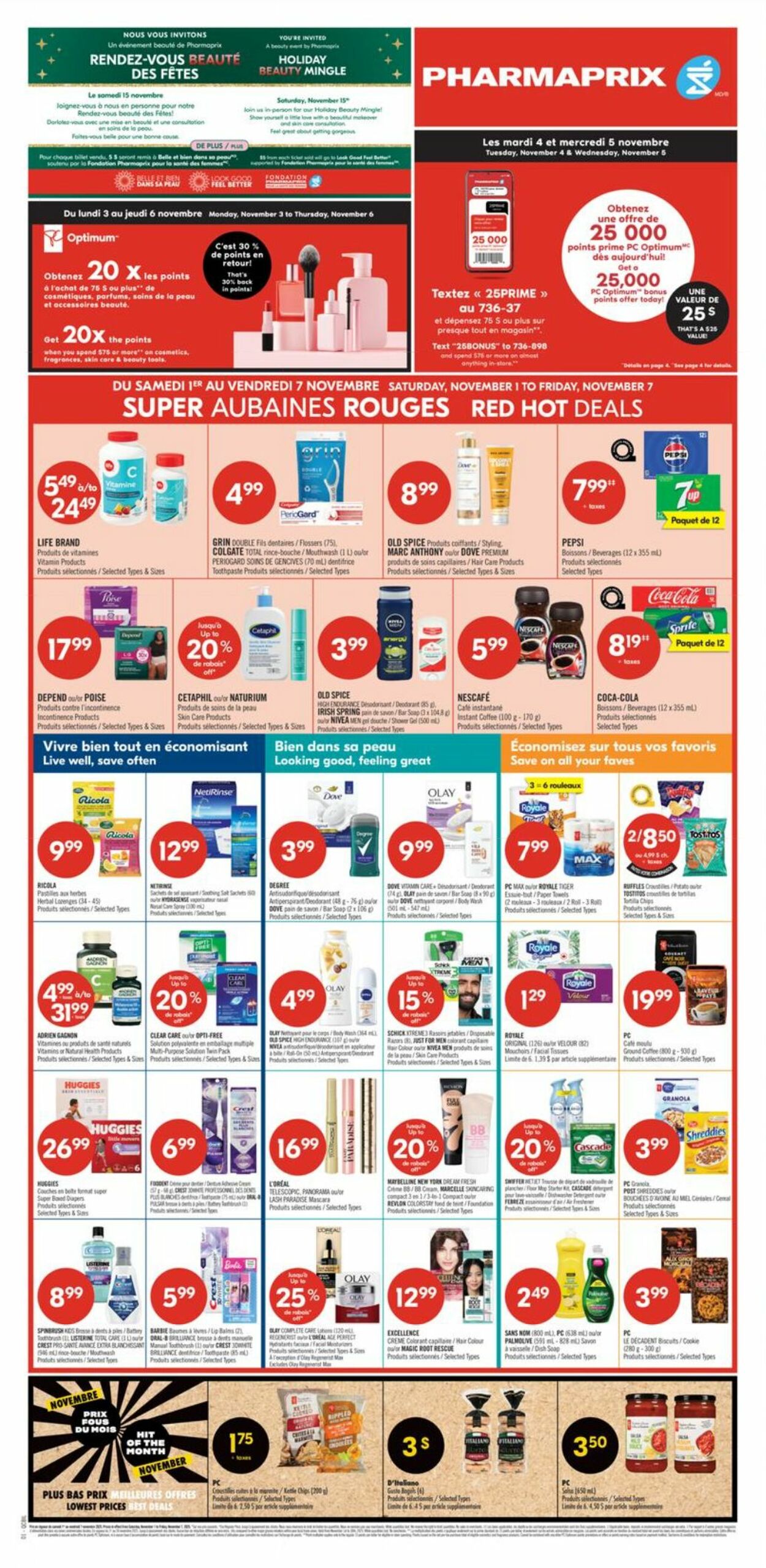 Flyer Pharmaprix 01.11.2025 - 07.11.2025