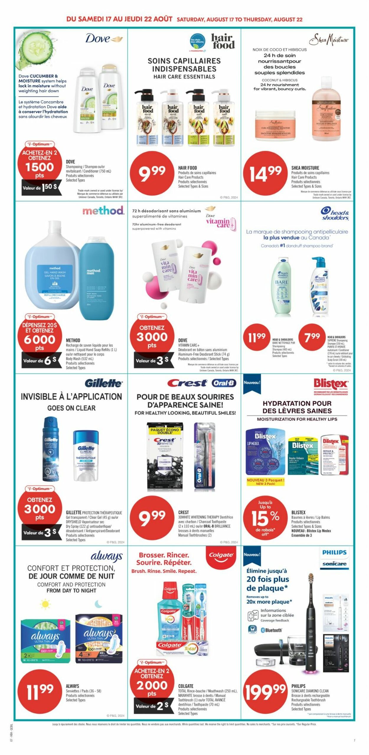 Flyer Pharmaprix 17.08.2024 - 22.08.2024