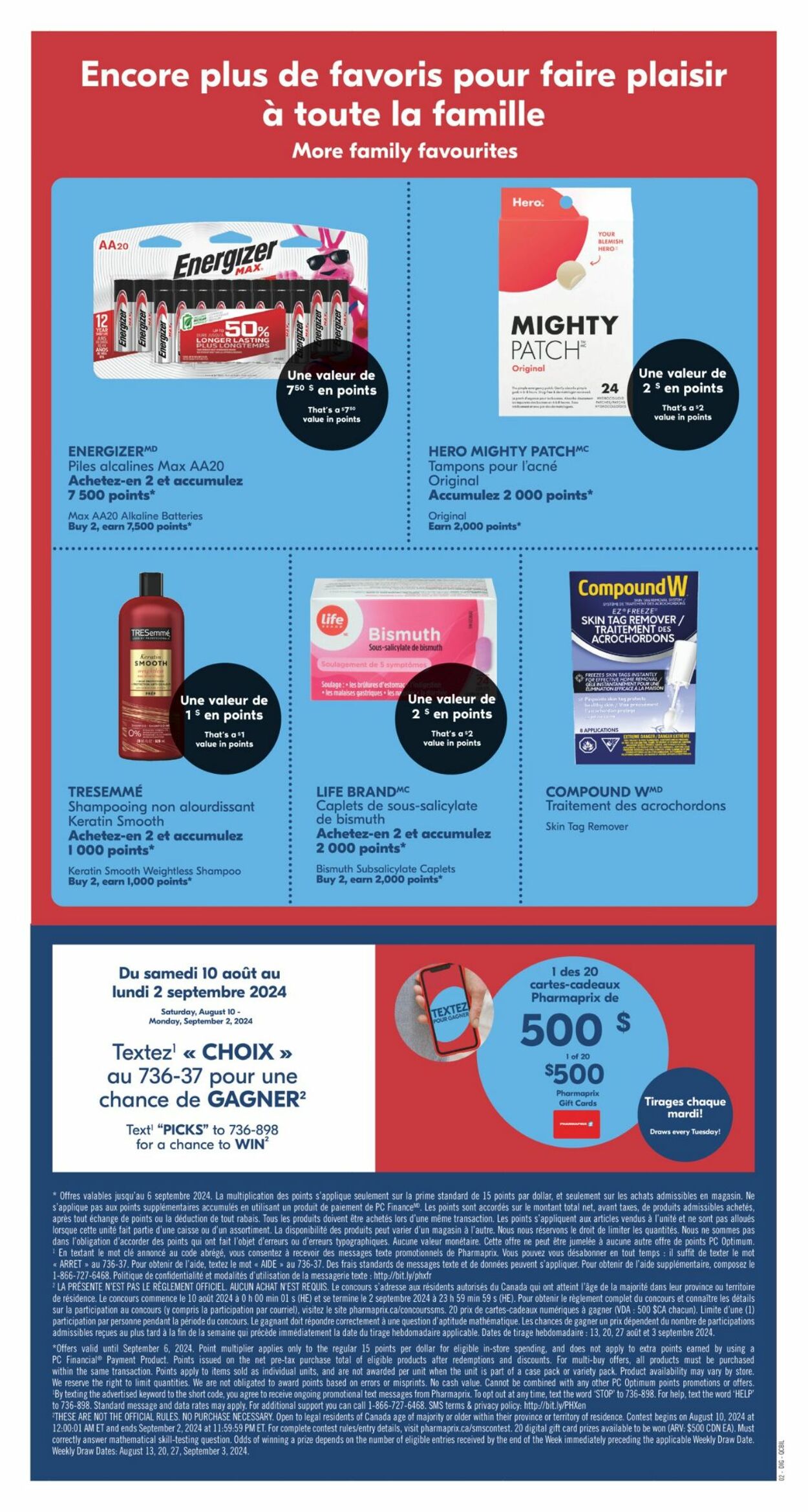 Flyer Pharmaprix 24.08.2024 - 29.08.2024