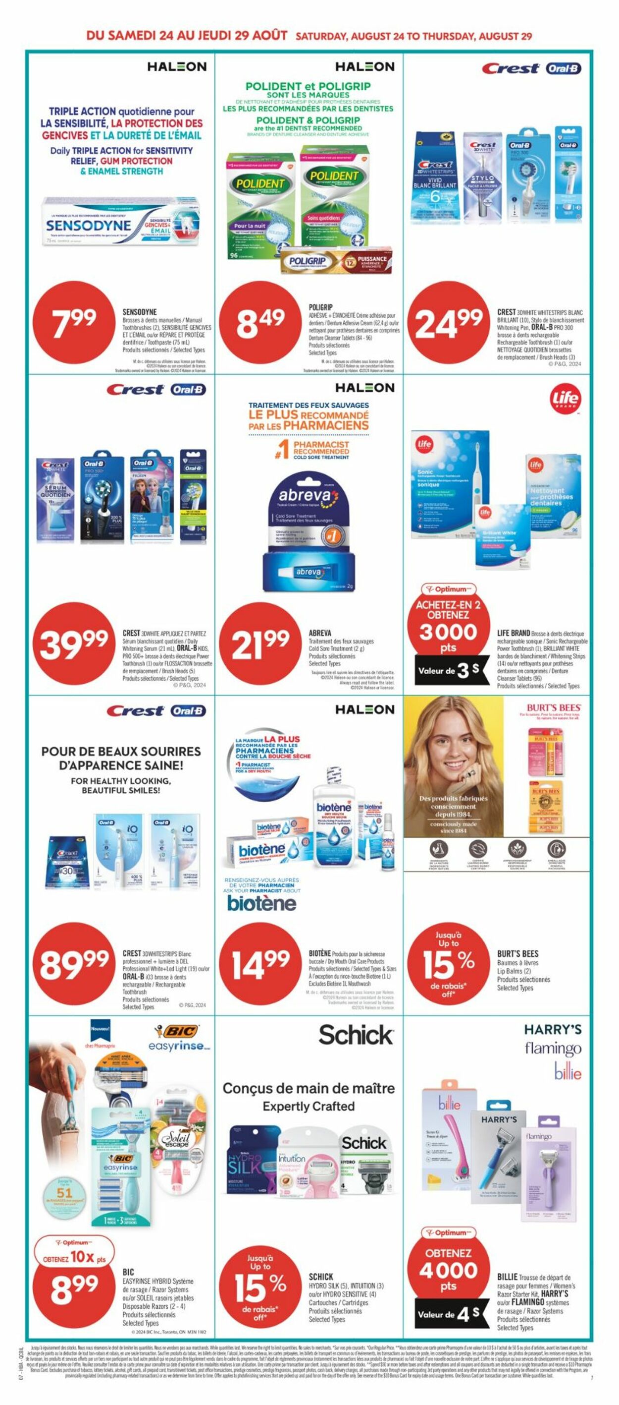 Flyer Pharmaprix 24.08.2024 - 29.08.2024