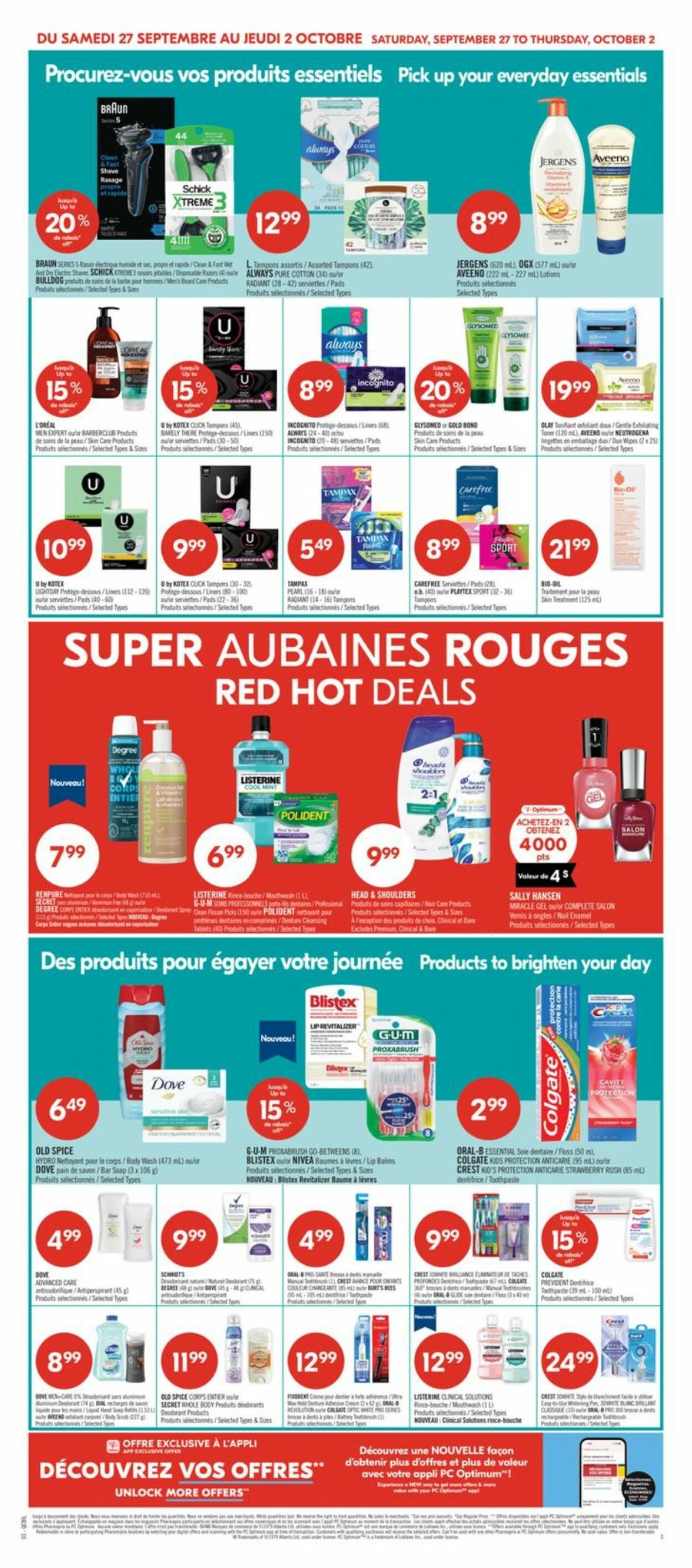 Flyer Pharmaprix 27.09.2025 - 02.10.2025
