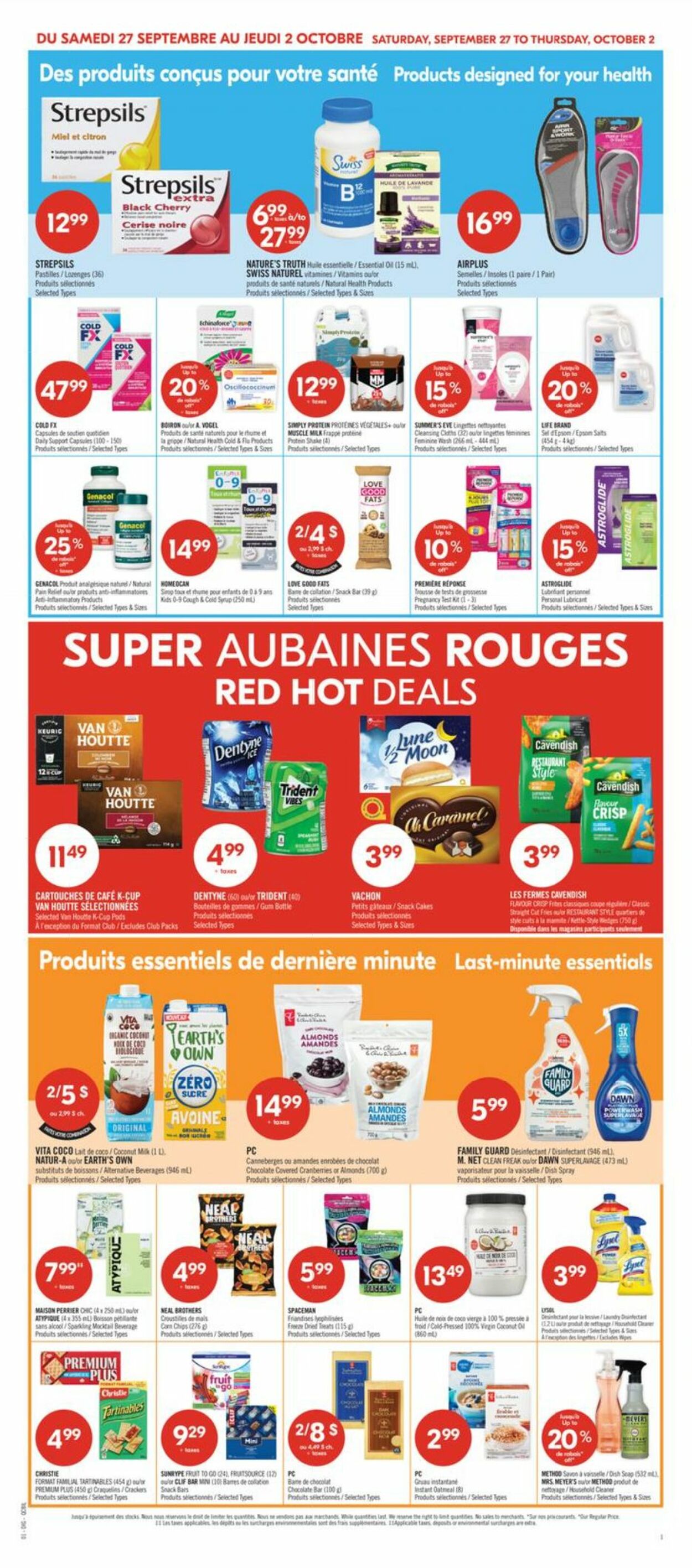 Flyer Pharmaprix 27.09.2025 - 02.10.2025