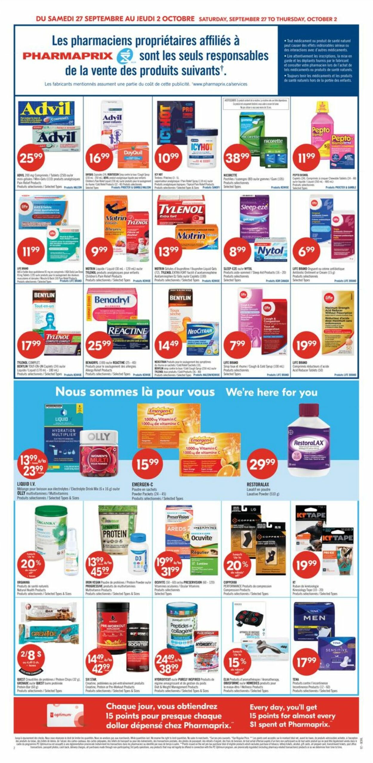 Flyer Pharmaprix 27.09.2025 - 02.10.2025