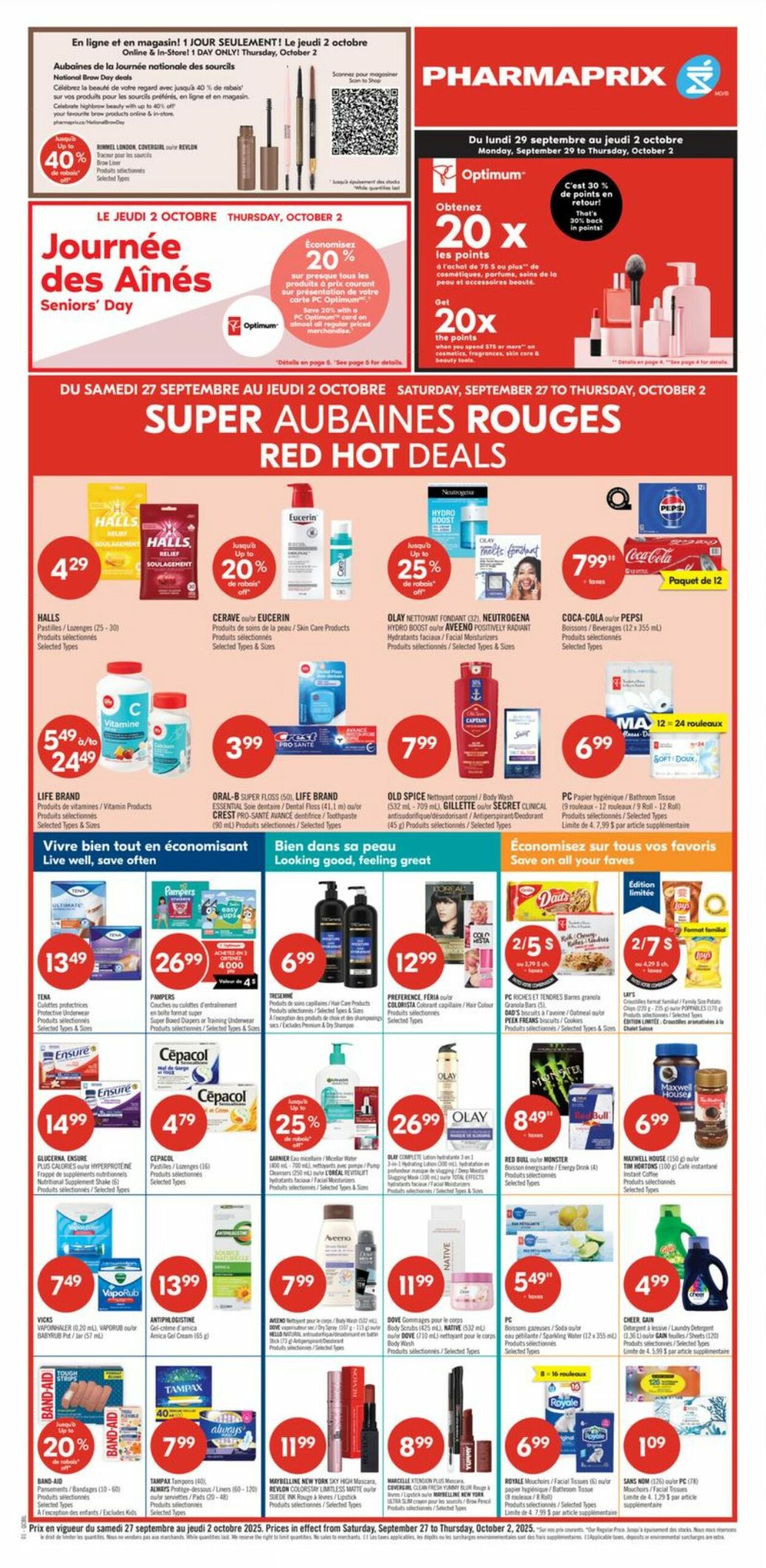 Flyer Pharmaprix 27.09.2025 - 02.10.2025