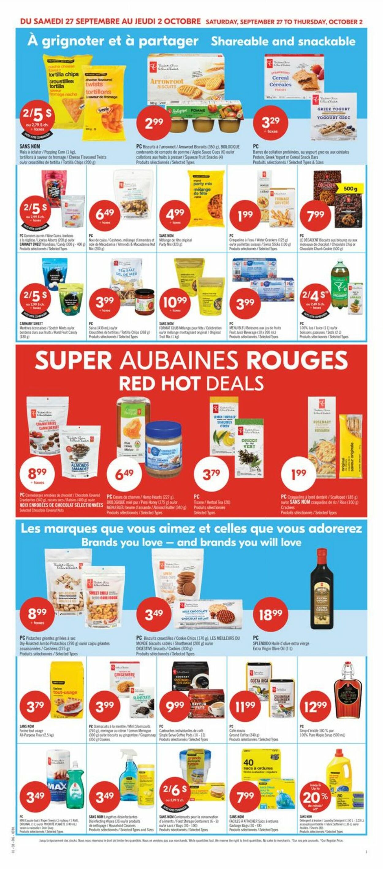 Flyer Pharmaprix 27.09.2025 - 02.10.2025