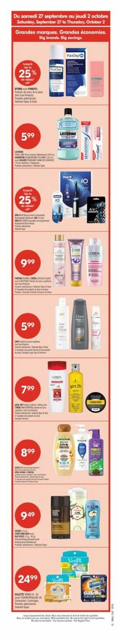 Flyer Pharmaprix 27.09.2025 - 02.10.2025
