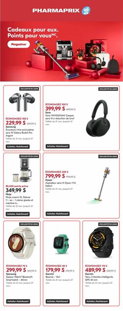 Flyer Pharmaprix 21.11.2025 - 26.11.2025