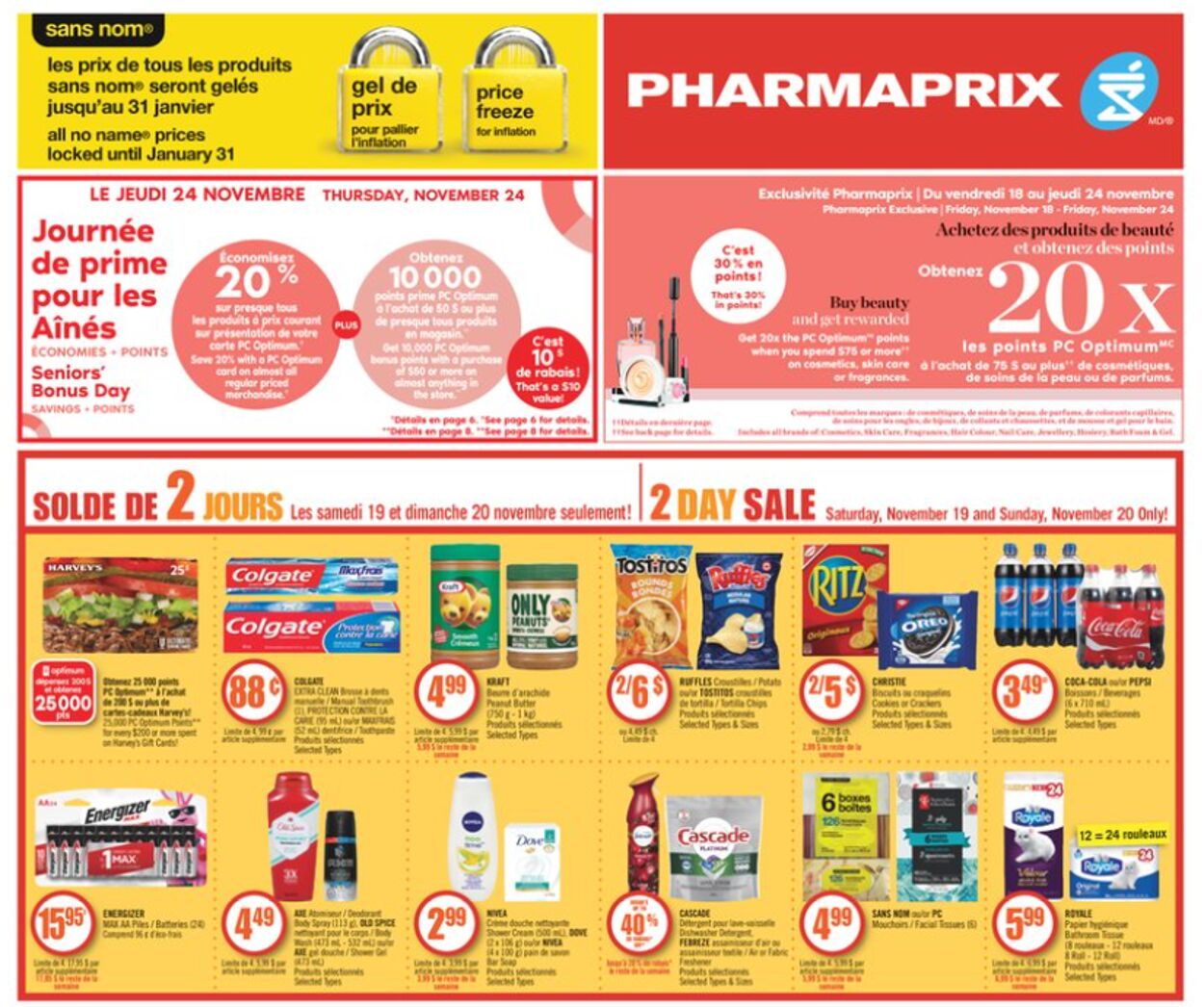 Flyer Pharmaprix 19.11.2022 - 25.11.2022