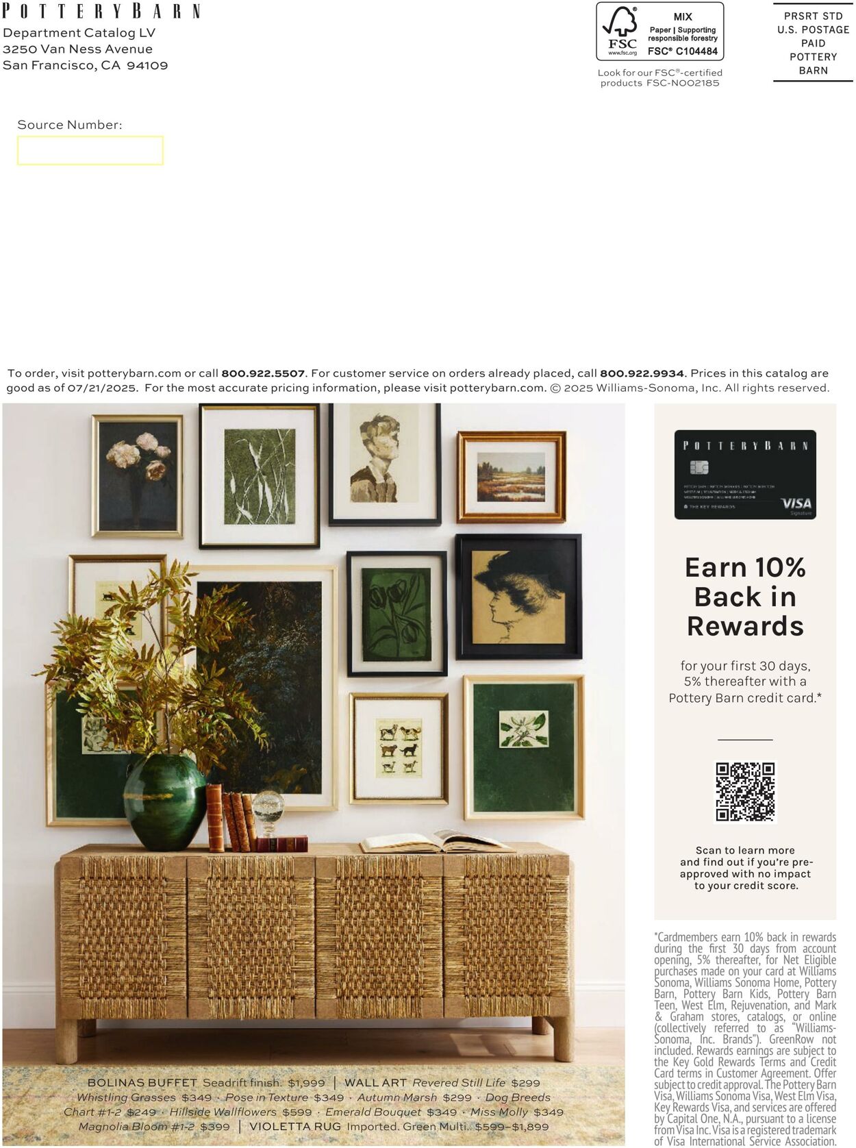 Flyer Pottery Barn 01.07.2025 - 01.10.2025