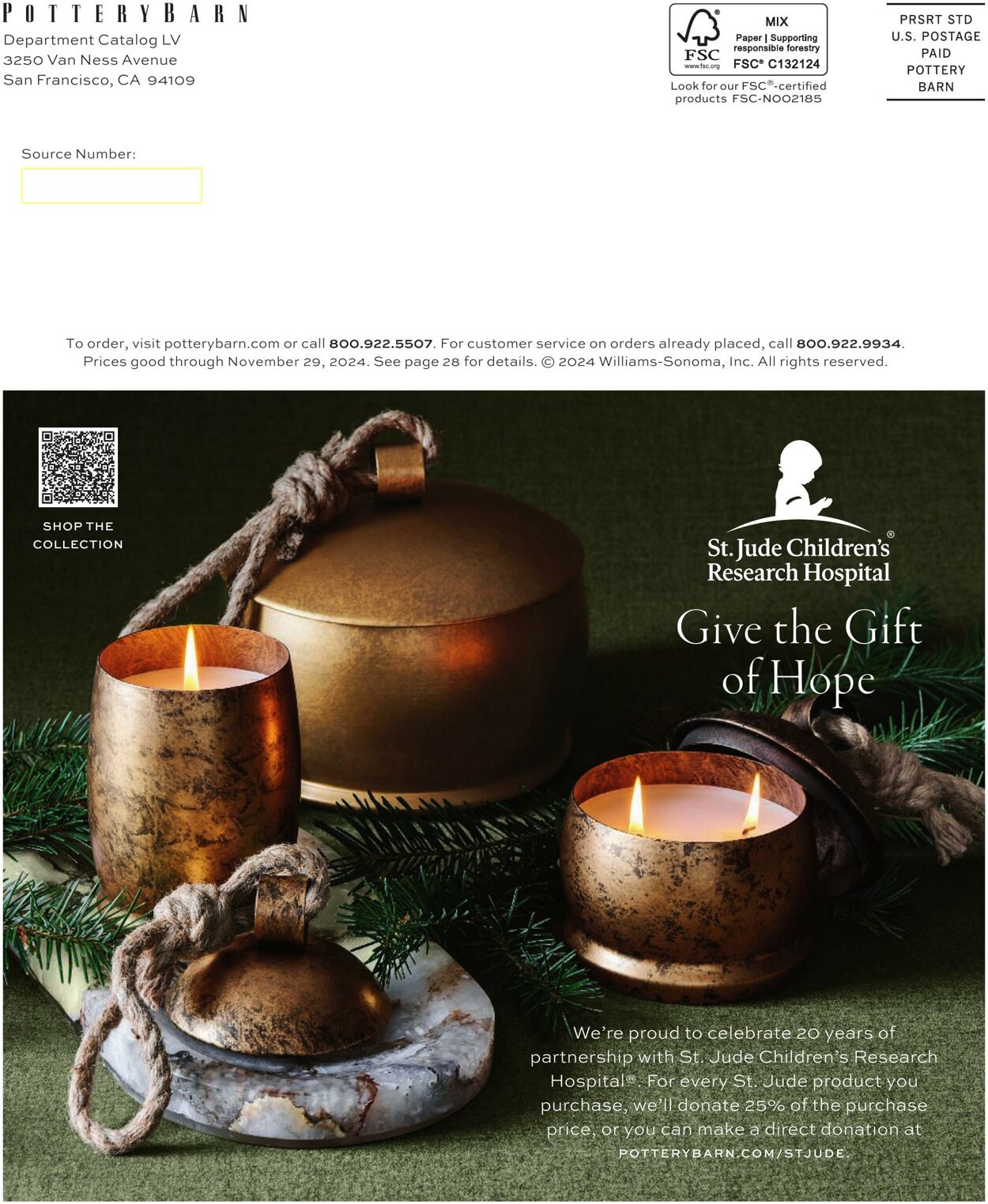 Flyer Pottery Barn 18.11.2024 - 24.12.2024