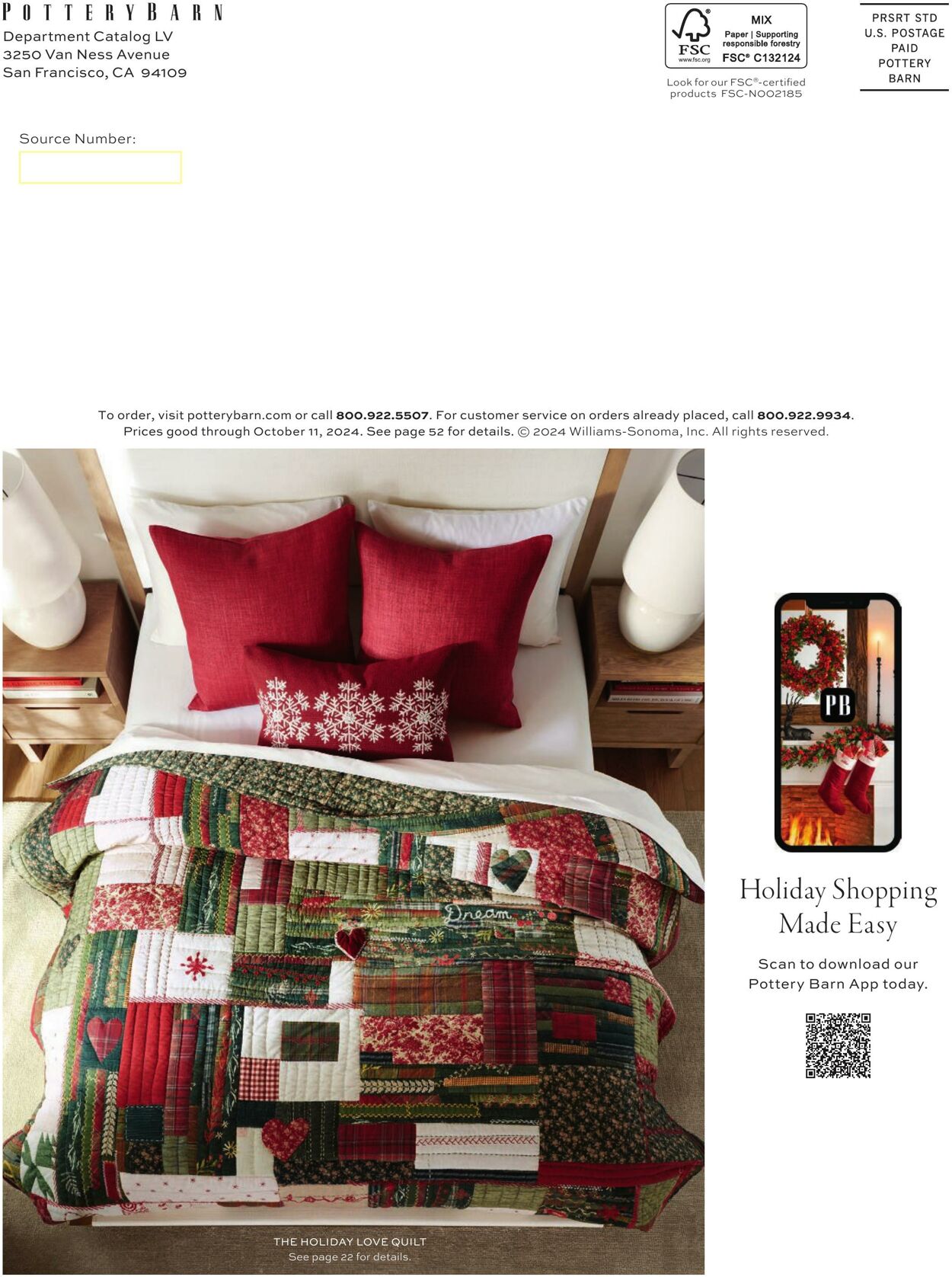 Flyer Pottery Barn 01.09.2024 - 31.10.2024