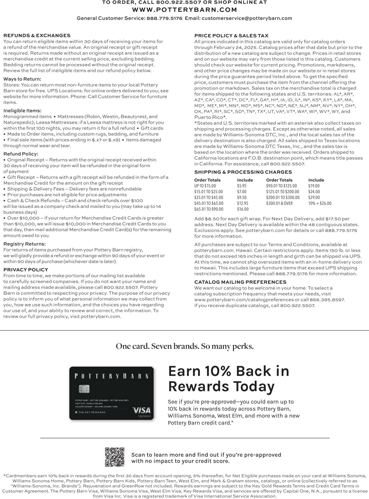 Flyer Pottery Barn 13.02.2025 - 13.06.2025