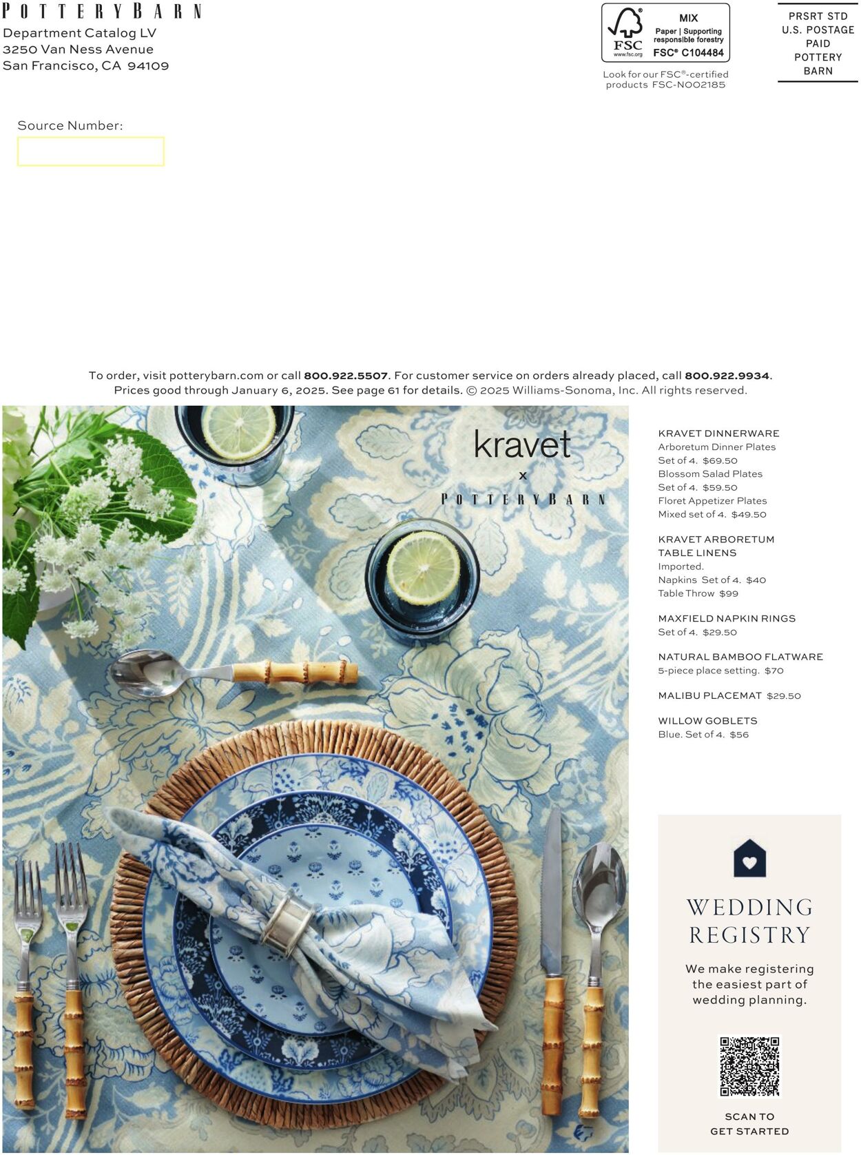 Flyer Pottery Barn 11.12.2024 - 11.04.2025