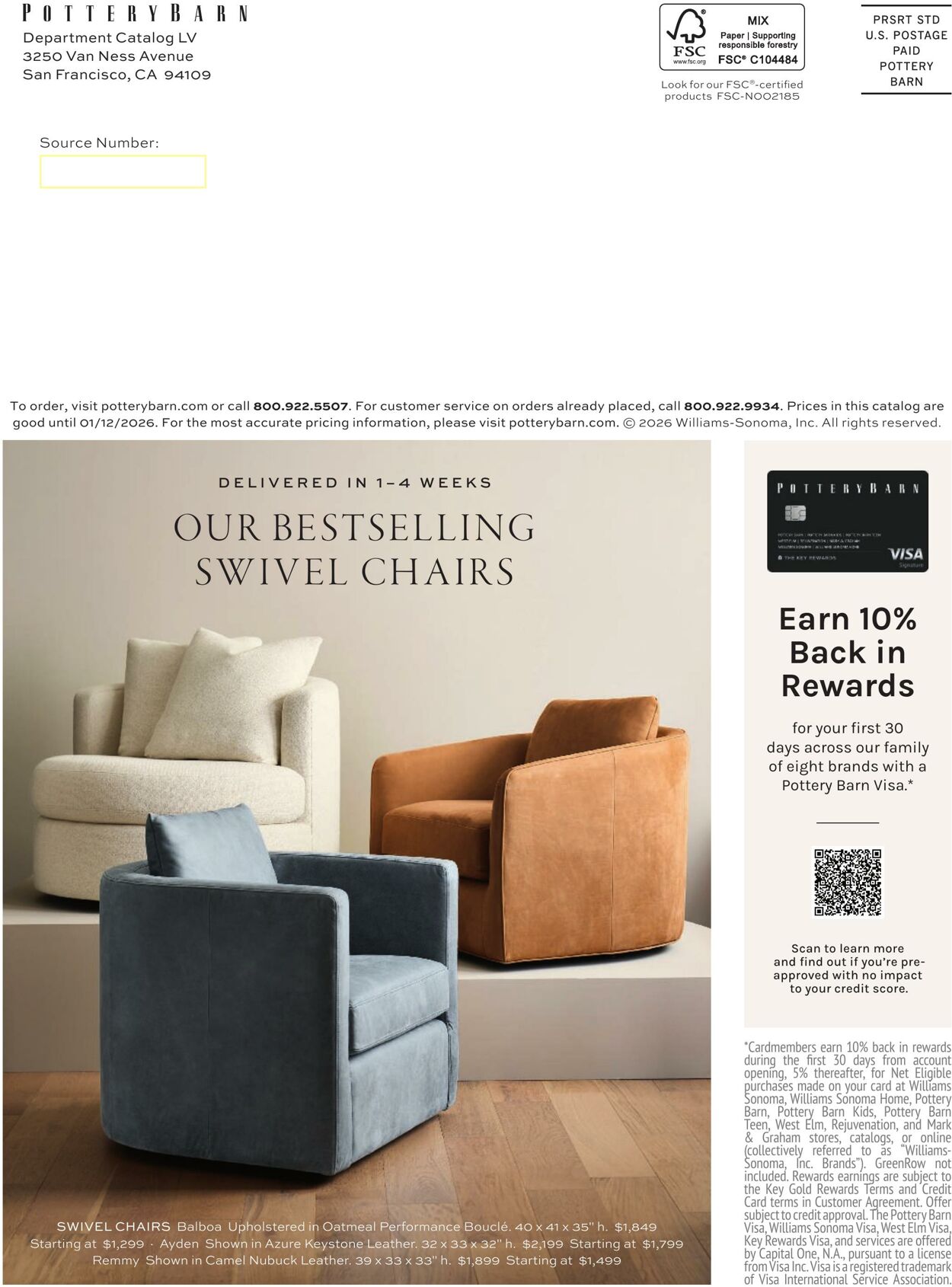 Flyer Pottery Barn 15.12.2025 - 15.05.2026