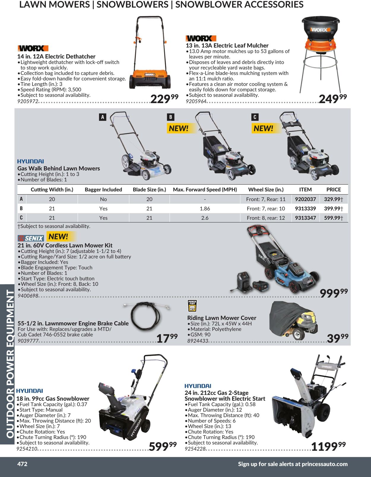 Flyer Princess Auto 18.04.2025 - 18.09.2025