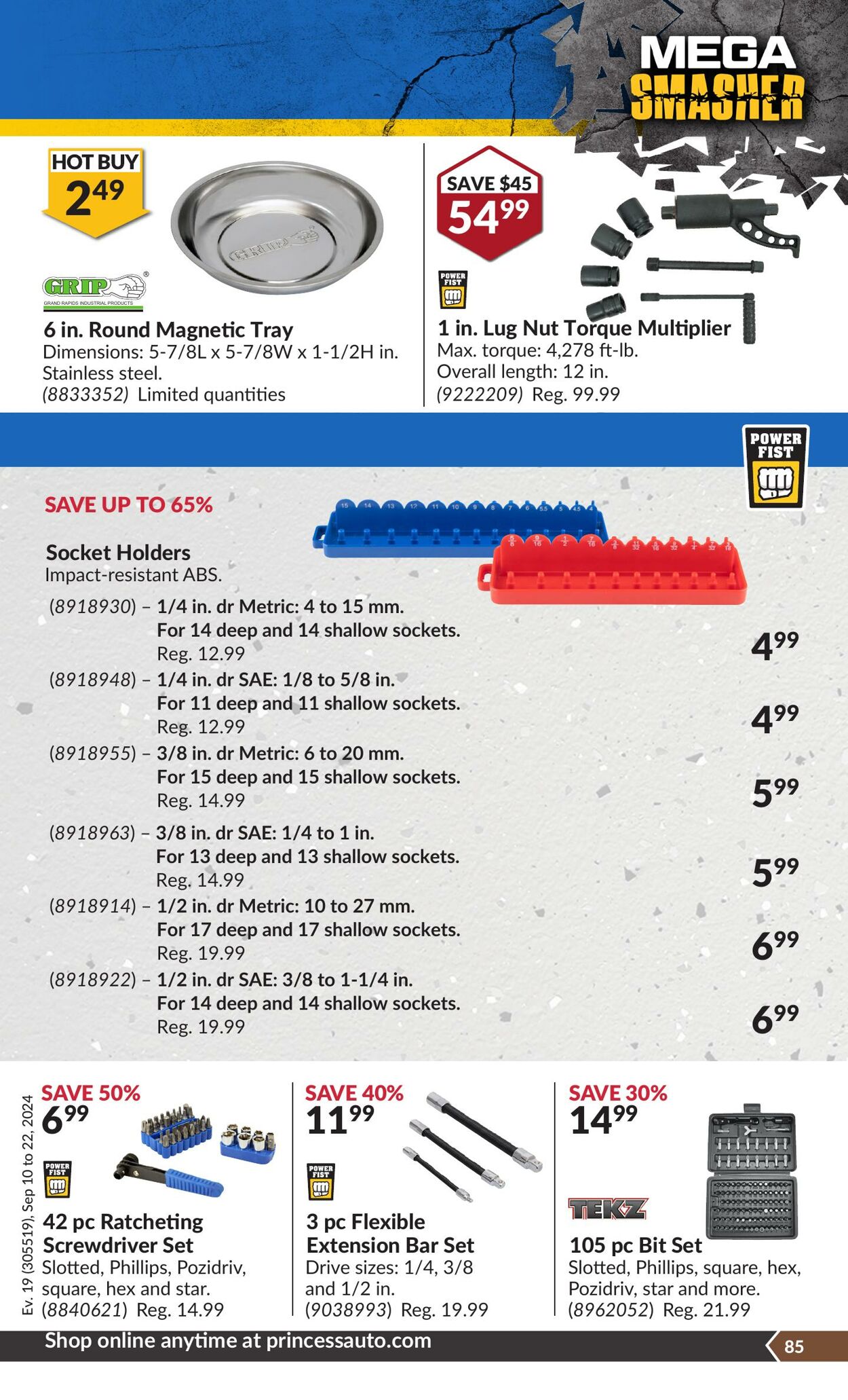 Flyer Princess Auto 10.09.2024 - 22.09.2024