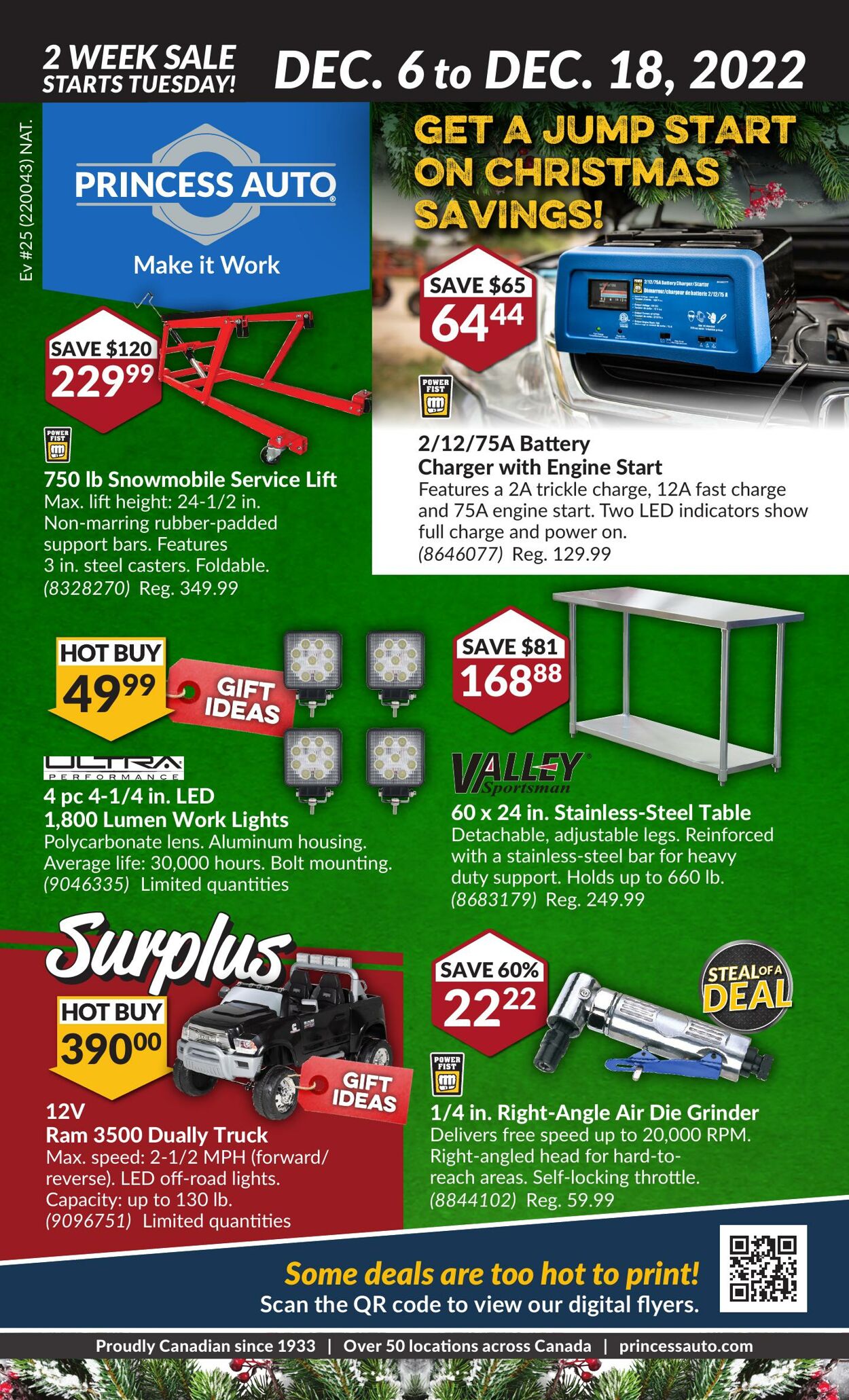 Princess Auto - Current flyer 18.12 - Flyers, Promotions - flyers-ca.com