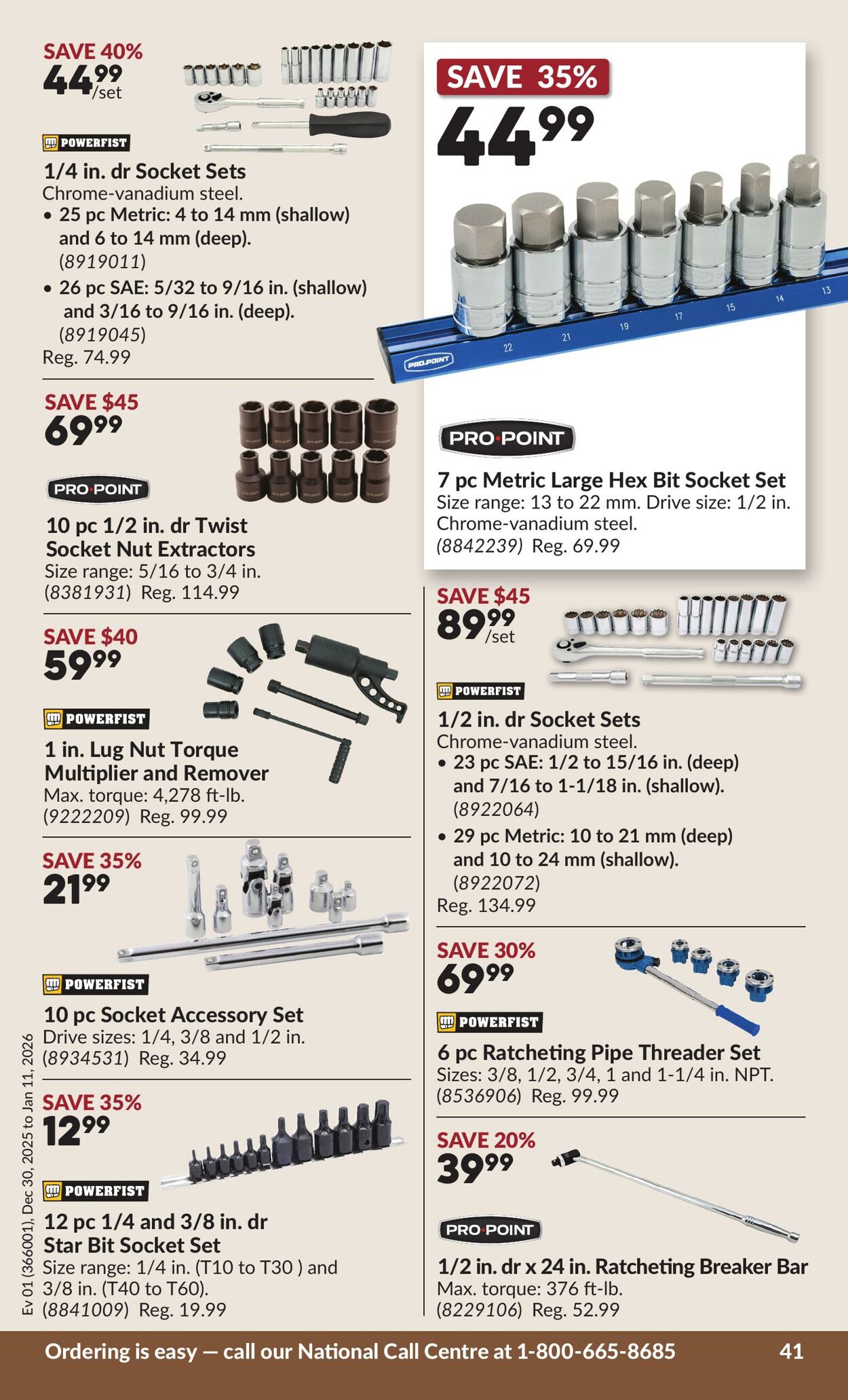 Flyer Princess Auto 30.12.2025 - 11.01.2026
