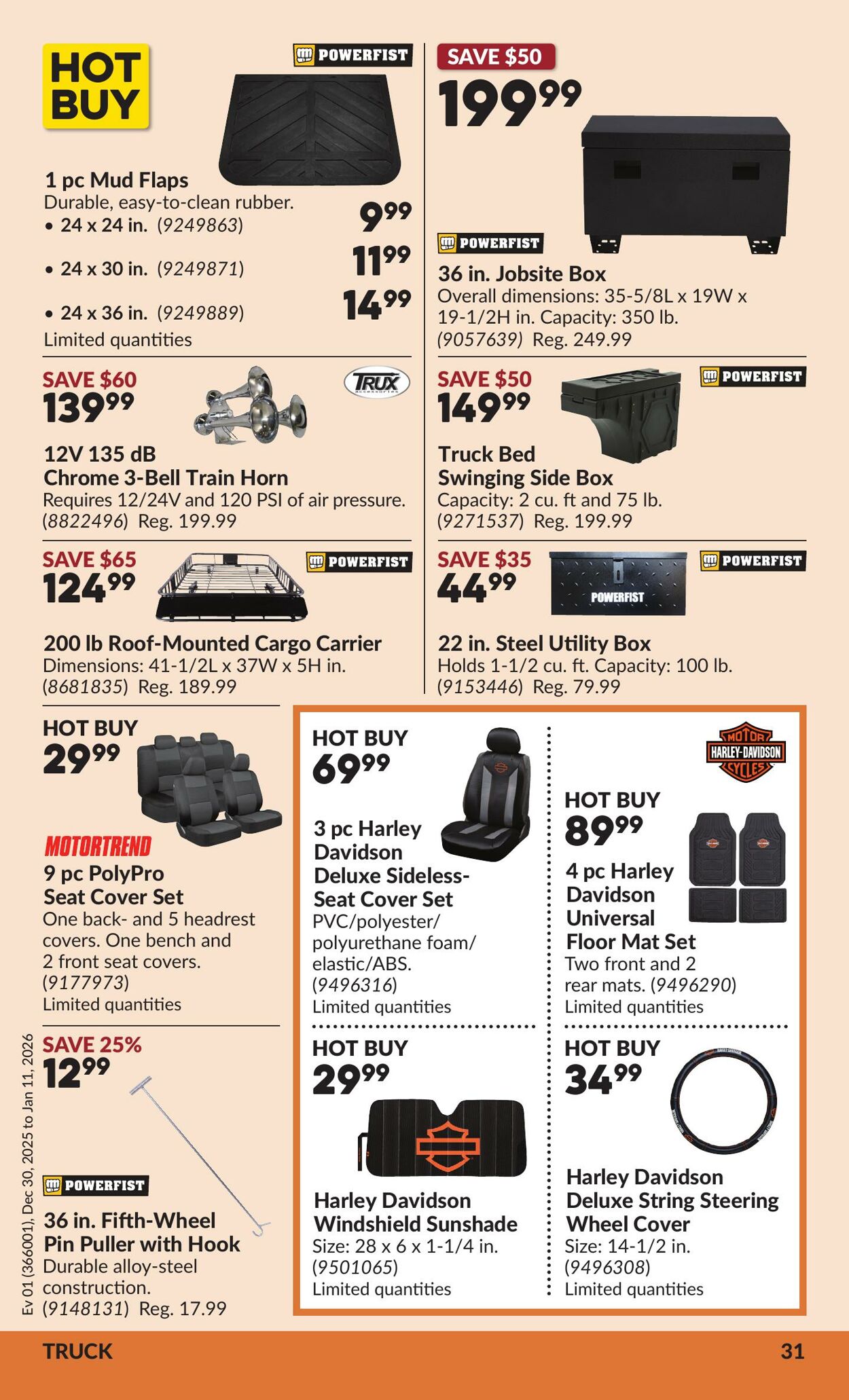 Flyer Princess Auto 30.12.2025 - 11.01.2026