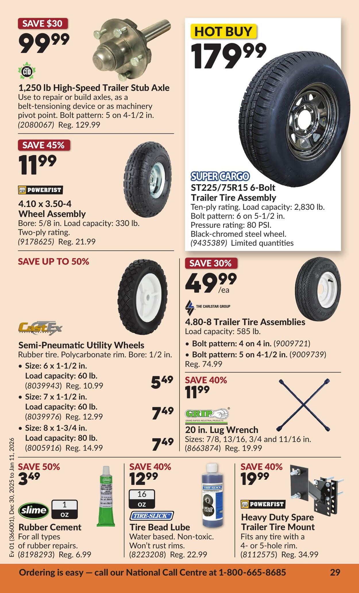 Flyer Princess Auto 30.12.2025 - 11.01.2026