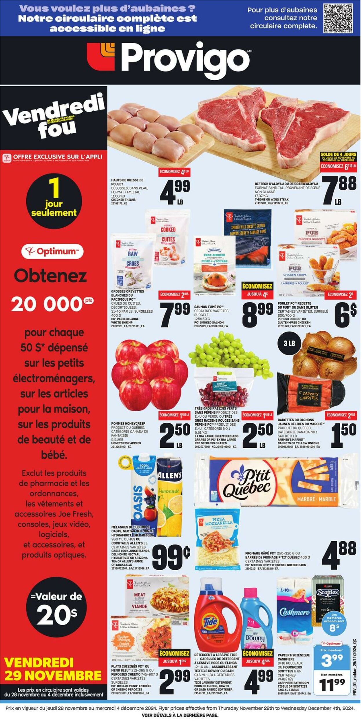 Flyer Provigo 28.11.2024 - 04.12.2024