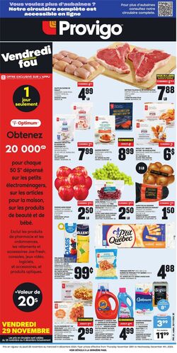 Flyer Provigo 28.11.2024 - 04.12.2024