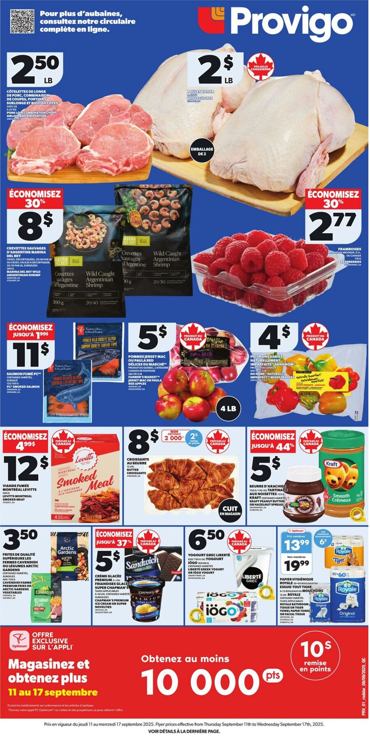 Flyer Provigo 11.09.2025 - 17.09.2025