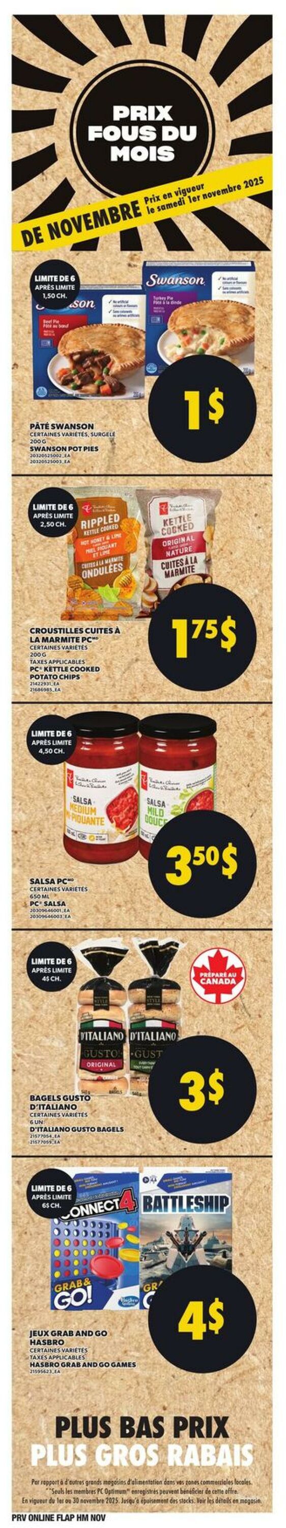 Flyer Provigo 30.10.2025 - 05.11.2025