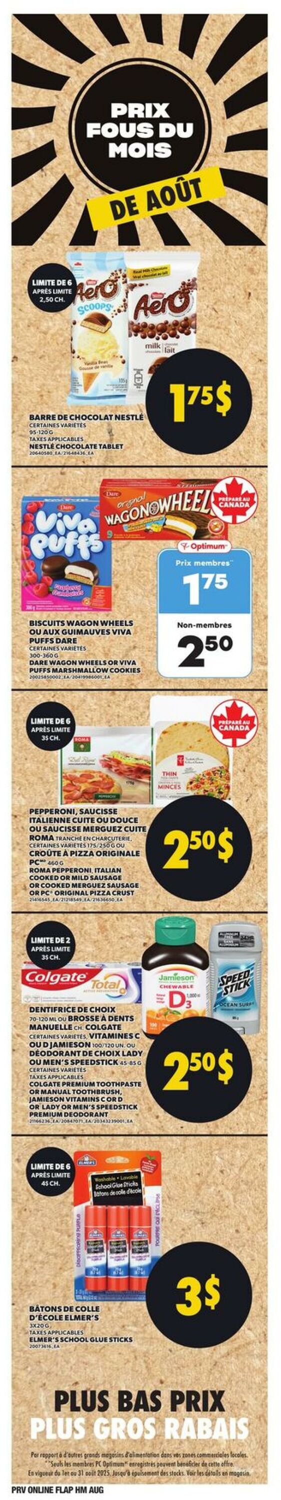Flyer Provigo 07.08.2025 - 13.08.2025