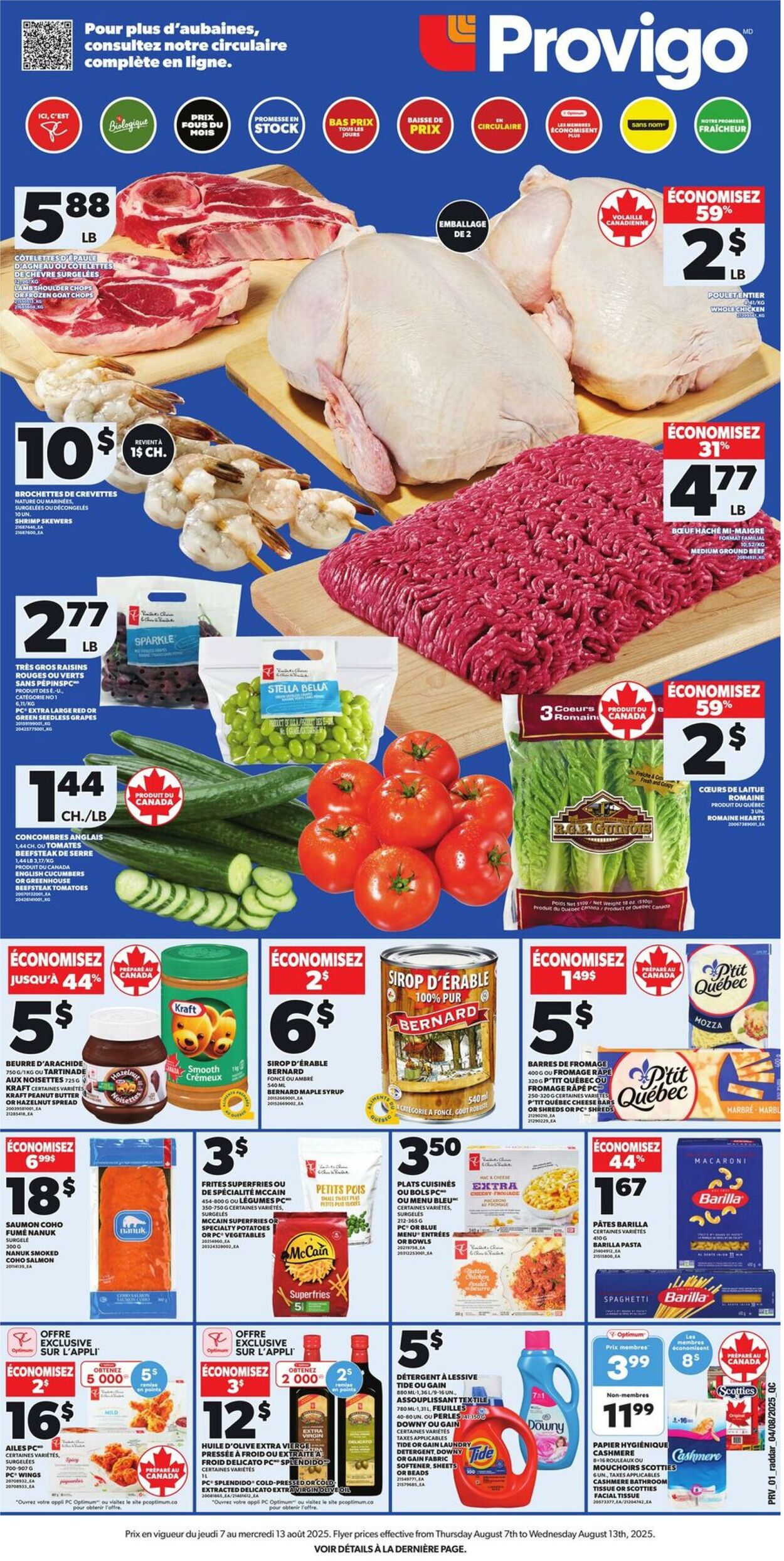 Flyer Provigo 07.08.2025 - 13.08.2025
